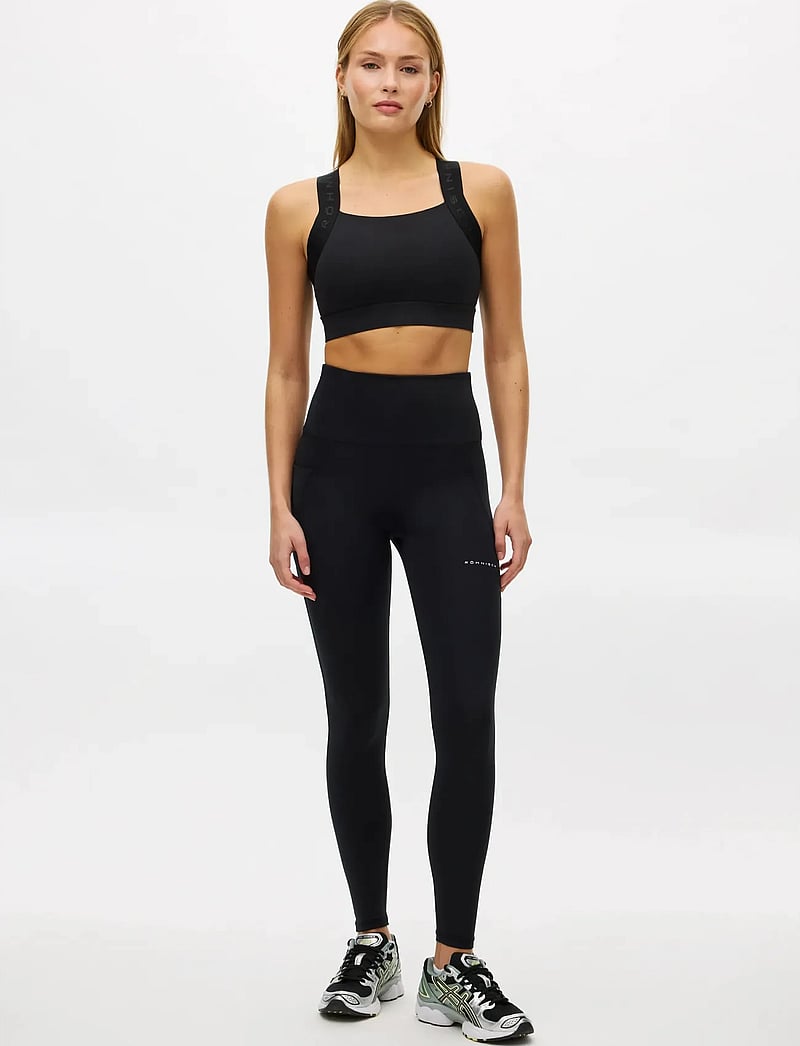 Röhnisch - Flattering High Waist Tights - ræktarbuxur - black - 0