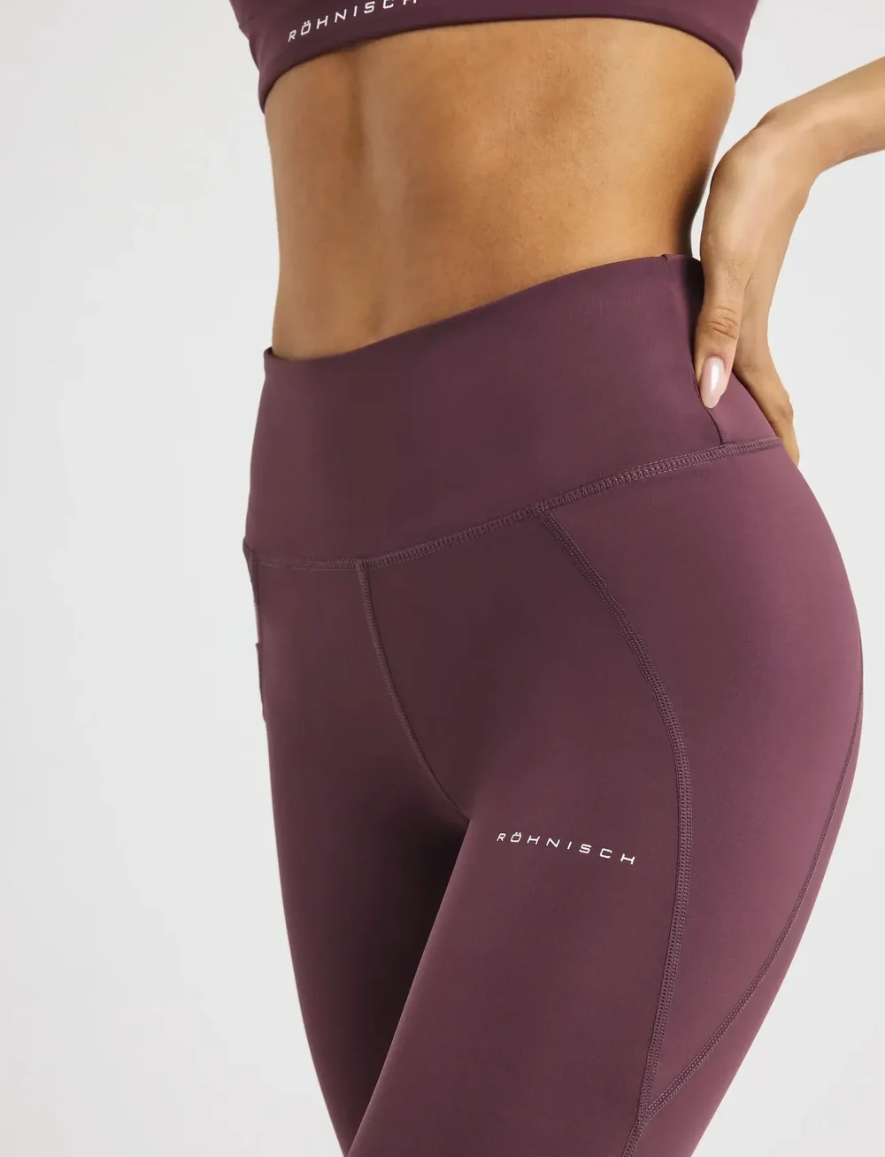 Röhnisch - Flattering High Waist Tights - treeningretuusid - huckleberry - 5