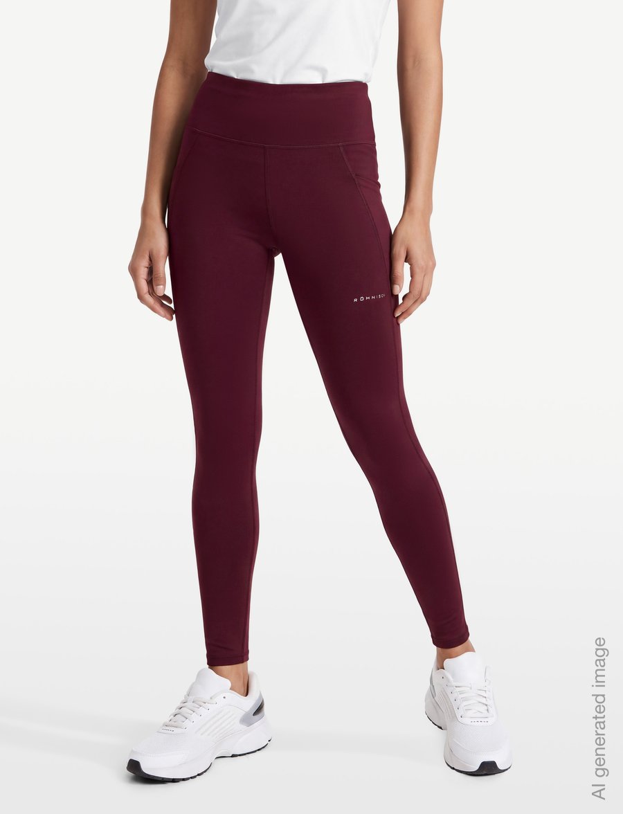 Röhnisch - Flattering High Waist Tights - full längd - winetasting - 3