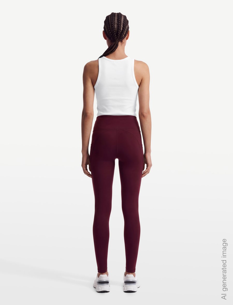 Röhnisch - Flattering High Waist Tights - full längd - winetasting - 4