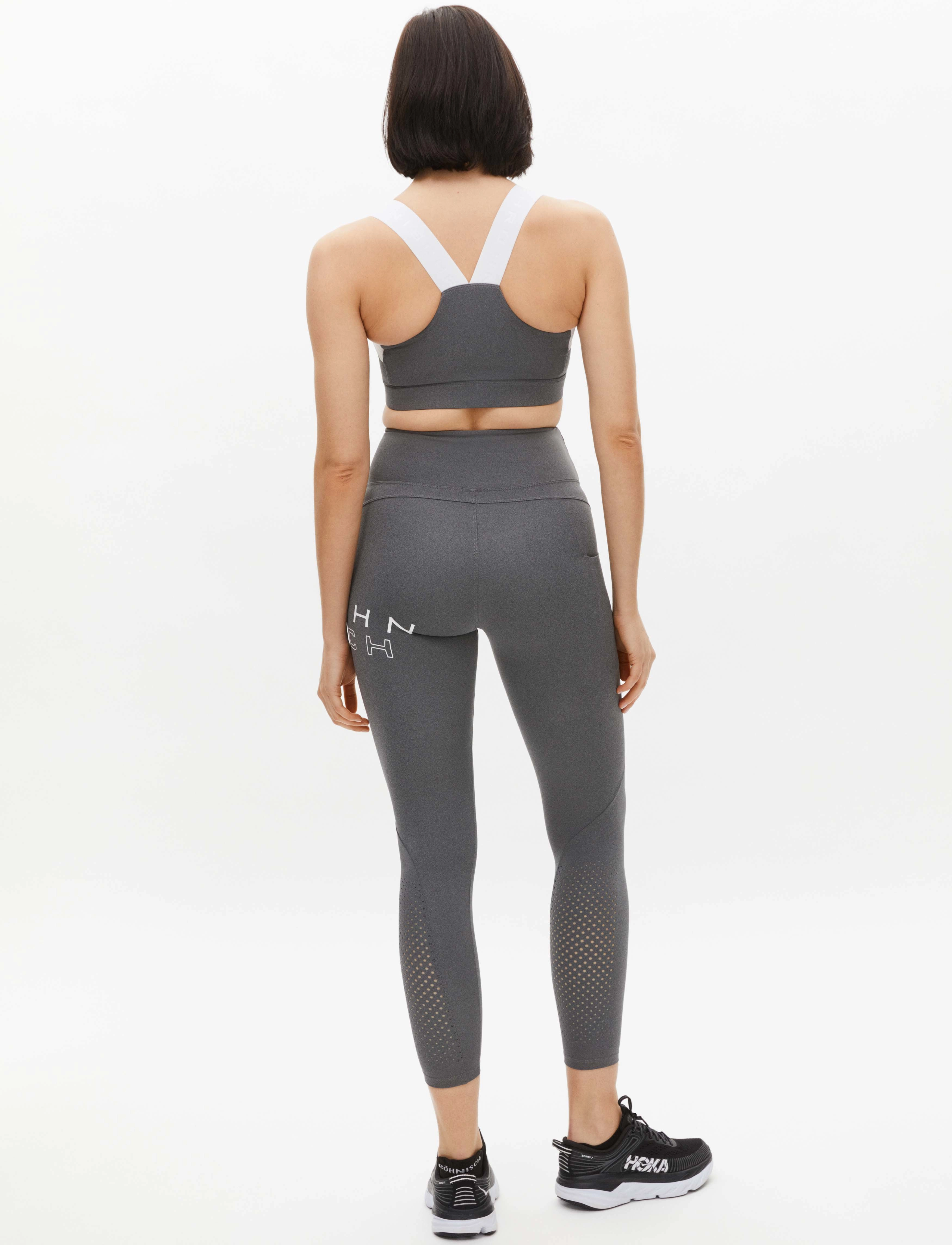 Röhnisch - Endorphin Logo Tights - täispikkus - dark grey melange - 3