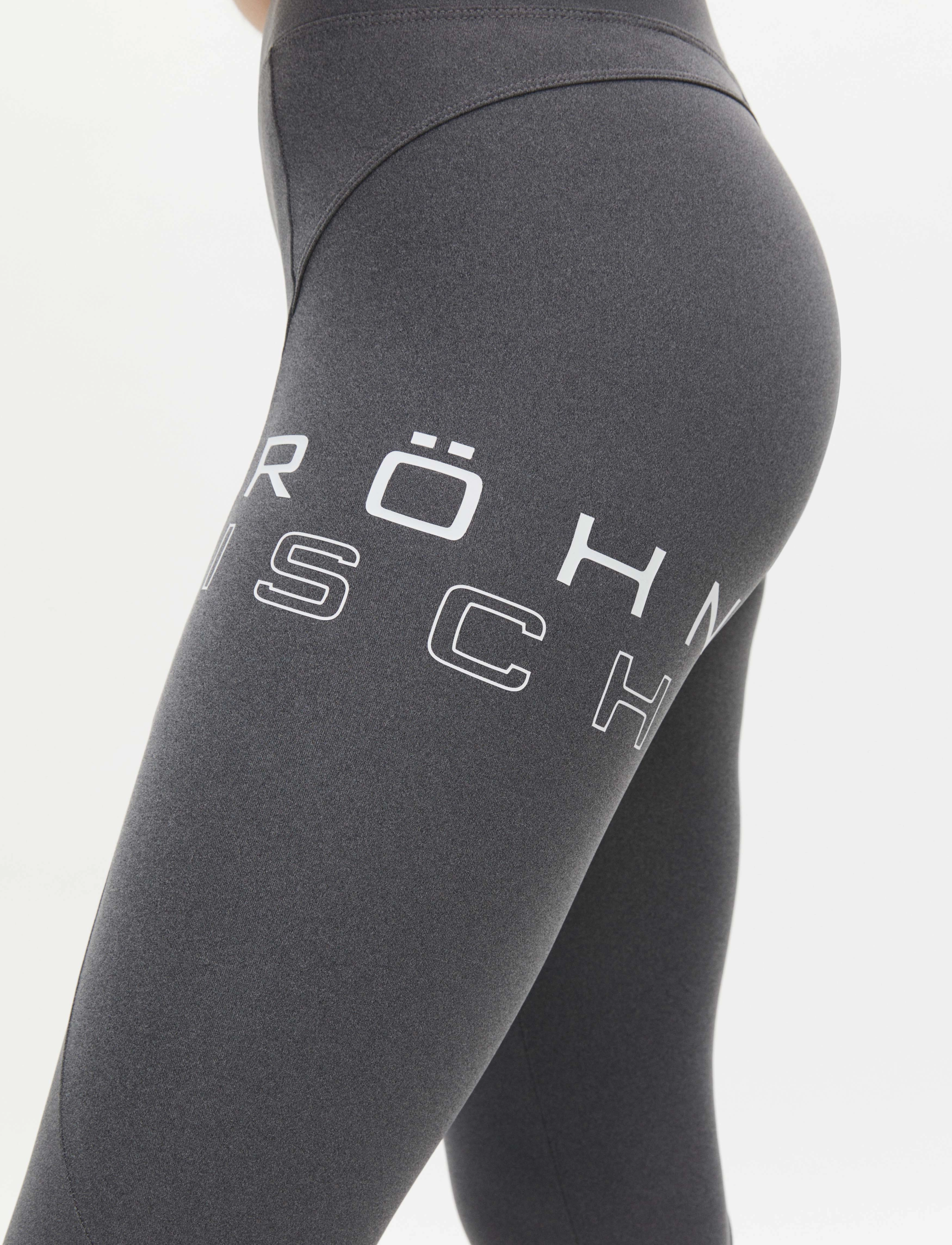 Röhnisch - Endorphin Logo Tights - täispikkus - dark grey melange - 4