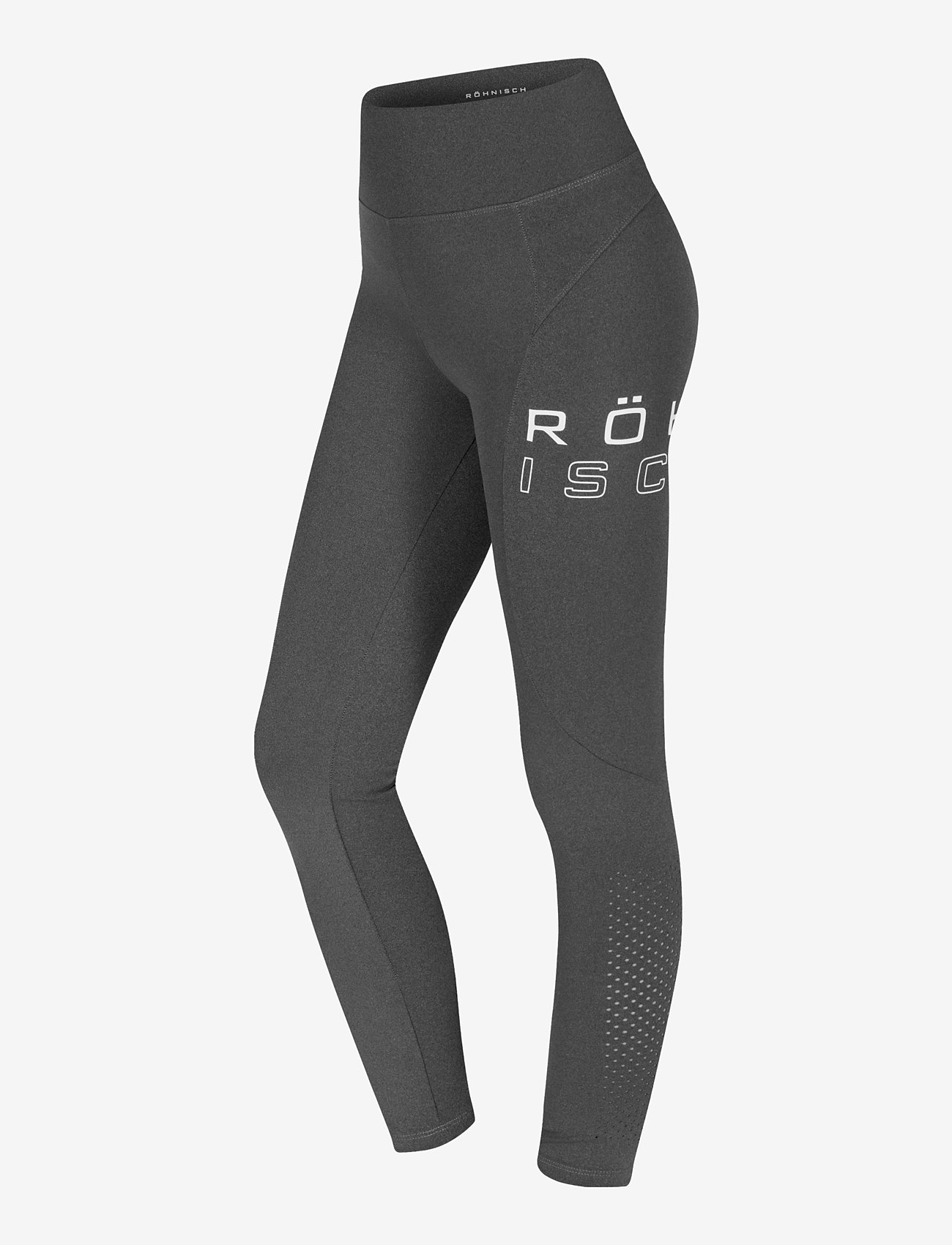 Röhnisch - Endorphin Logo Tights - fuld længde - dark grey melange - 2