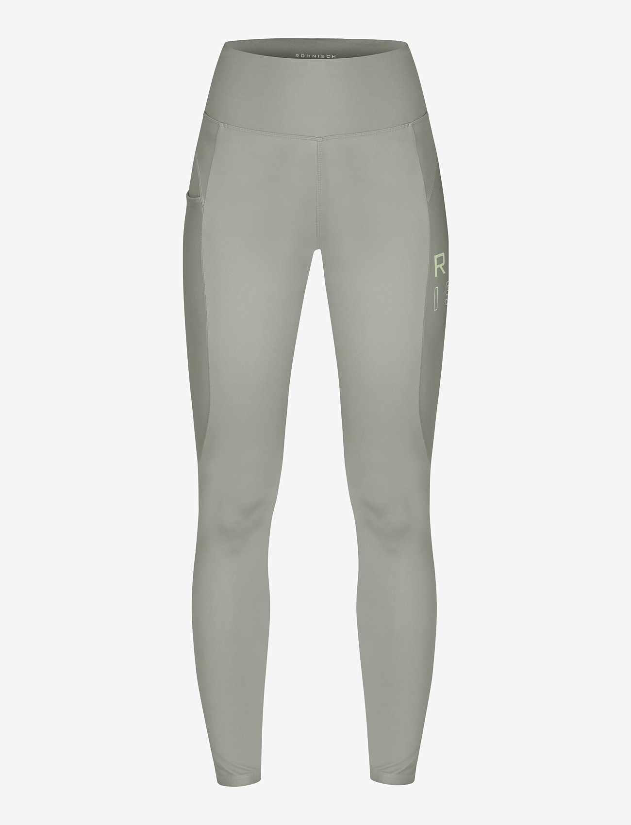 Röhnisch - Endorphin Logo Tights - fuld længde - vetiver green - 1