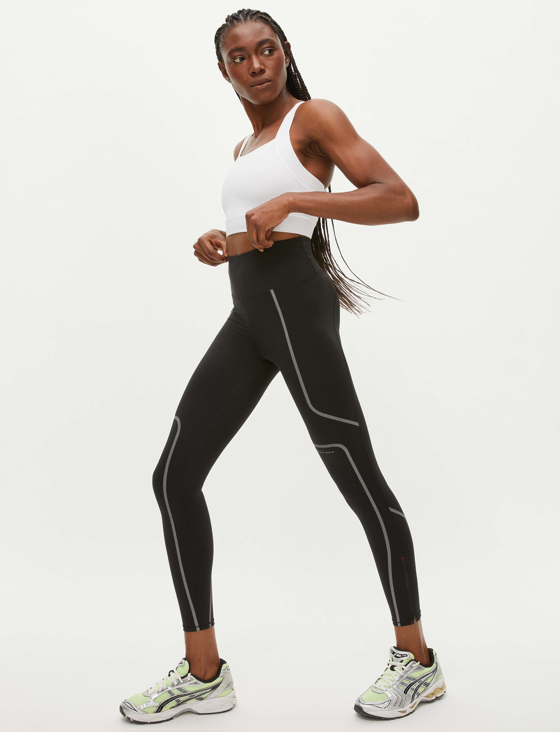 Reflective top yoga pants