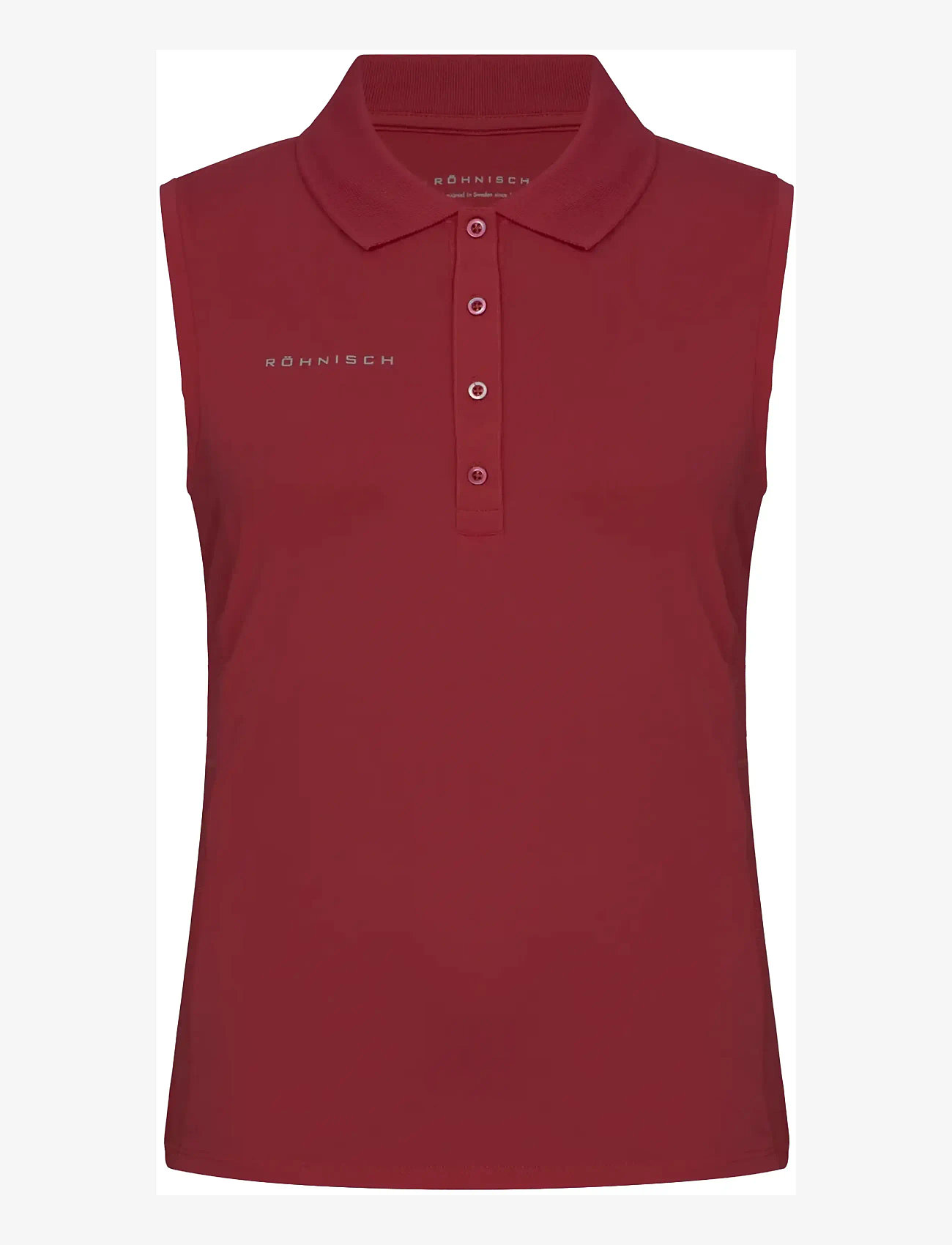 Röhnisch - Nicky Sleeveless Poloshirt - pikéer - beet red - 1