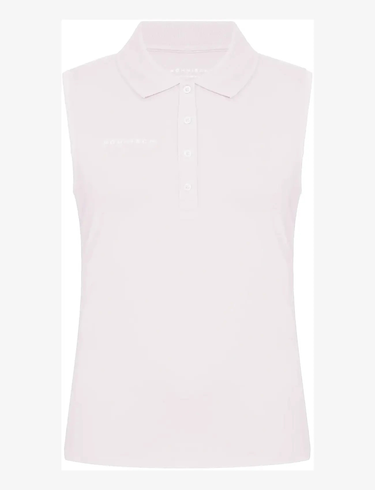 Röhnisch - Nicky Sleeveless Poloshirt - toppe & t-shirts - cradle pink - 1