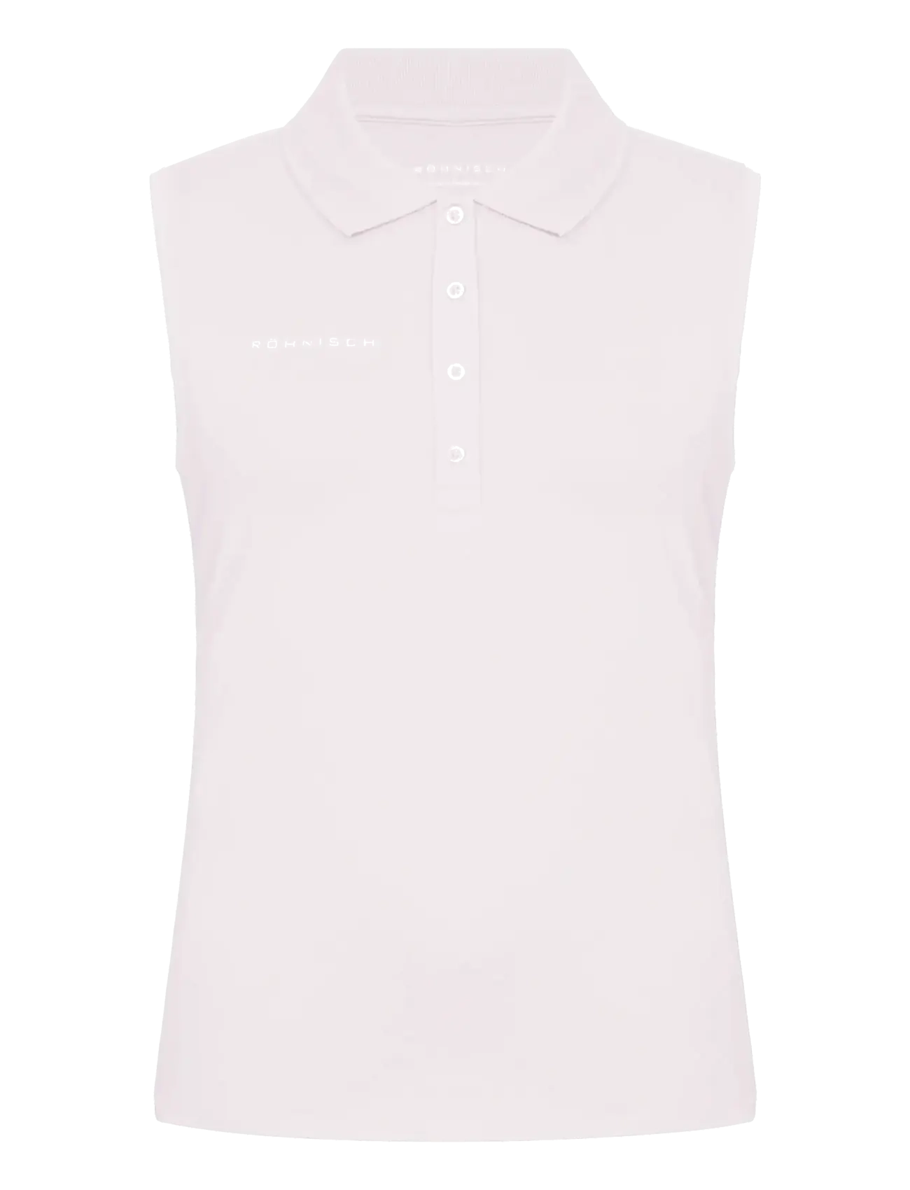 Röhnisch Nicky Sleeveless Poloshirt - Kläder - CRADLE PINK / pink/rose