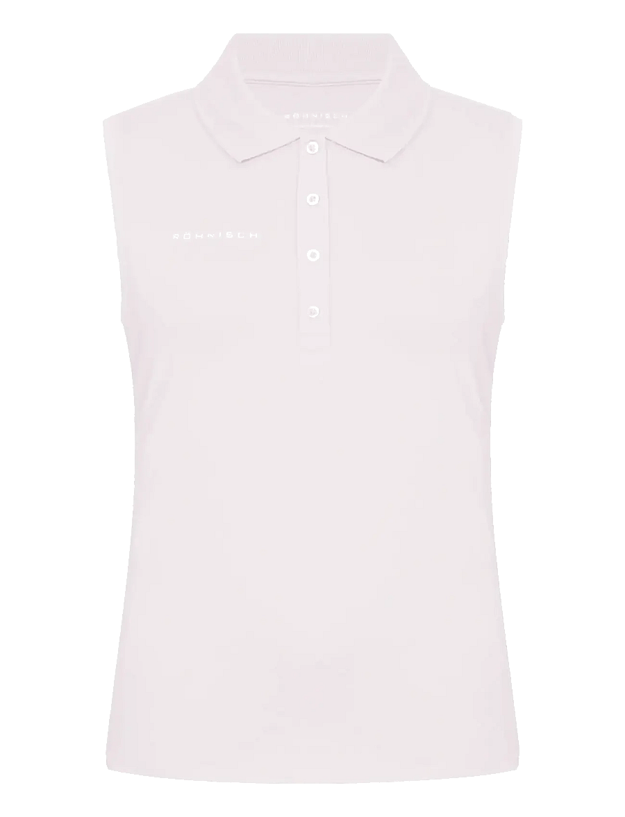 Röhnisch - Nicky Sleeveless Poloshirt - oberteile & t-shirts - cradle pink - 1