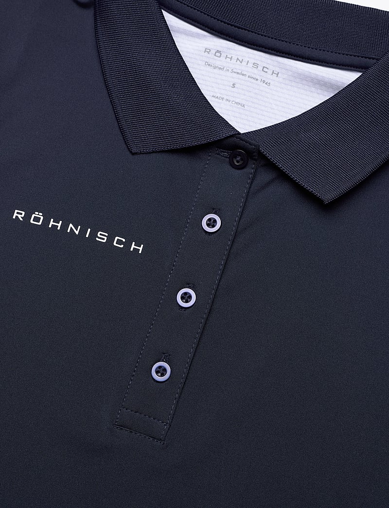 Röhnisch - Nicky Sleeveless Poloshirt - oberteile & t-shirts - micro r check navy - 4
