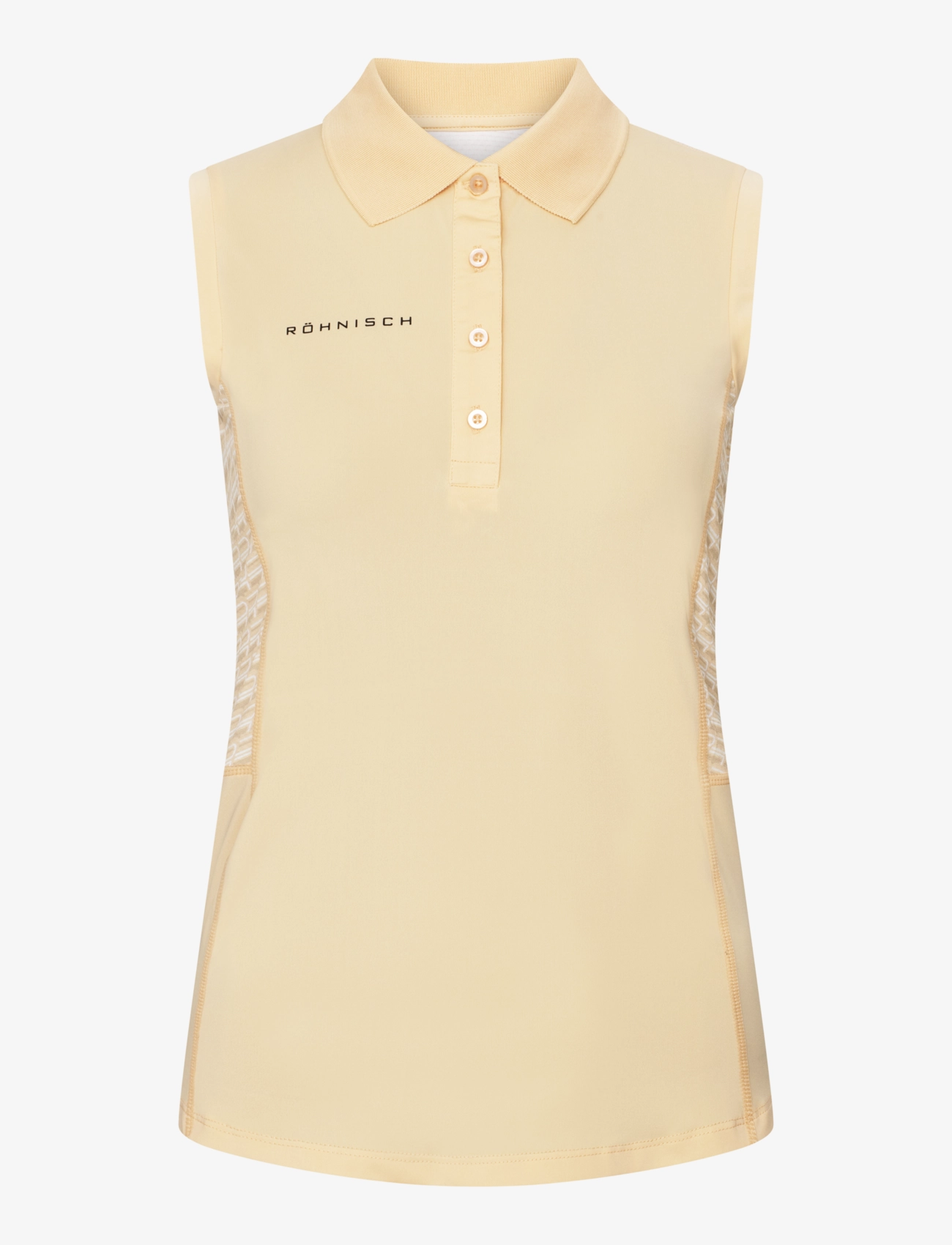 RÖHNISCH Nicky Ärmellos Poloshirt Beige - M - Damen
