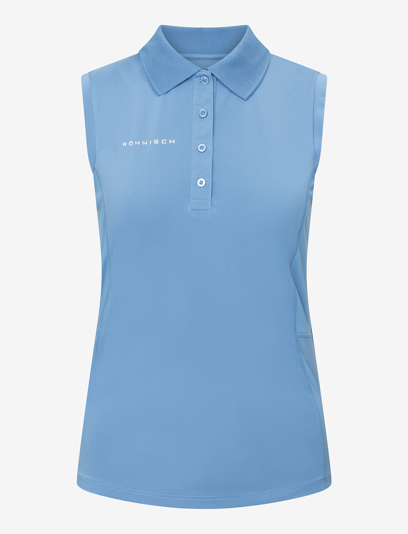 Röhnisch - Nicky Sleeveless Poloshirt - oberteile & t-shirts - pacific coast - 1