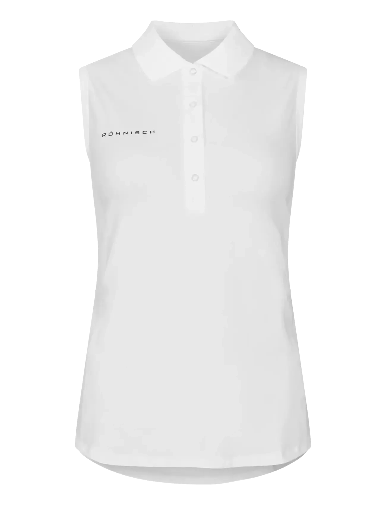 Nicky Sleeveless Poloshirt - WHITE