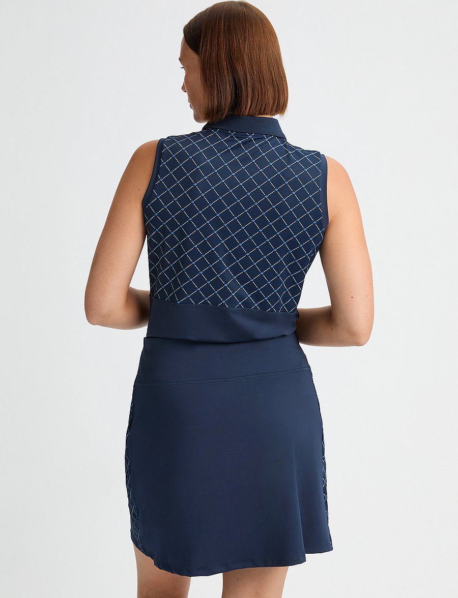 Röhnisch - Nicky Skort - skorts - micro r check navy - 2