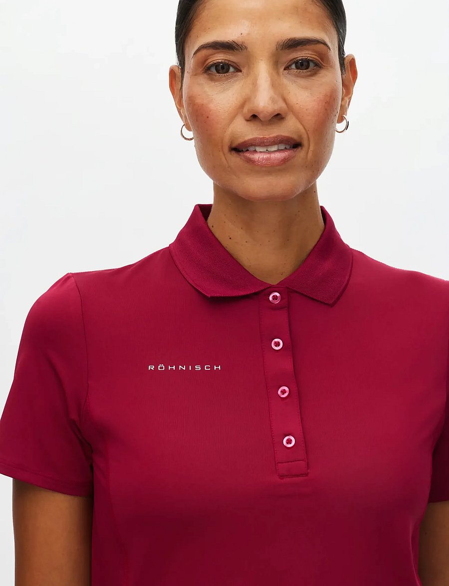 Röhnisch - Nicky Poloshirt - alussärgid ja t-särgid - beet red - 2