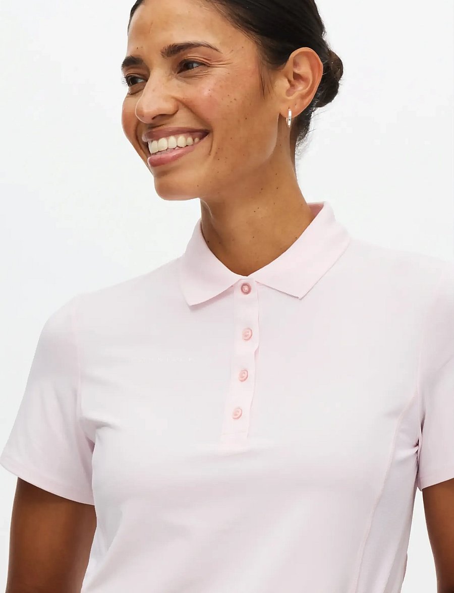 Röhnisch - Nicky Poloshirt - toppar & t-shirts - cradle pink - 2