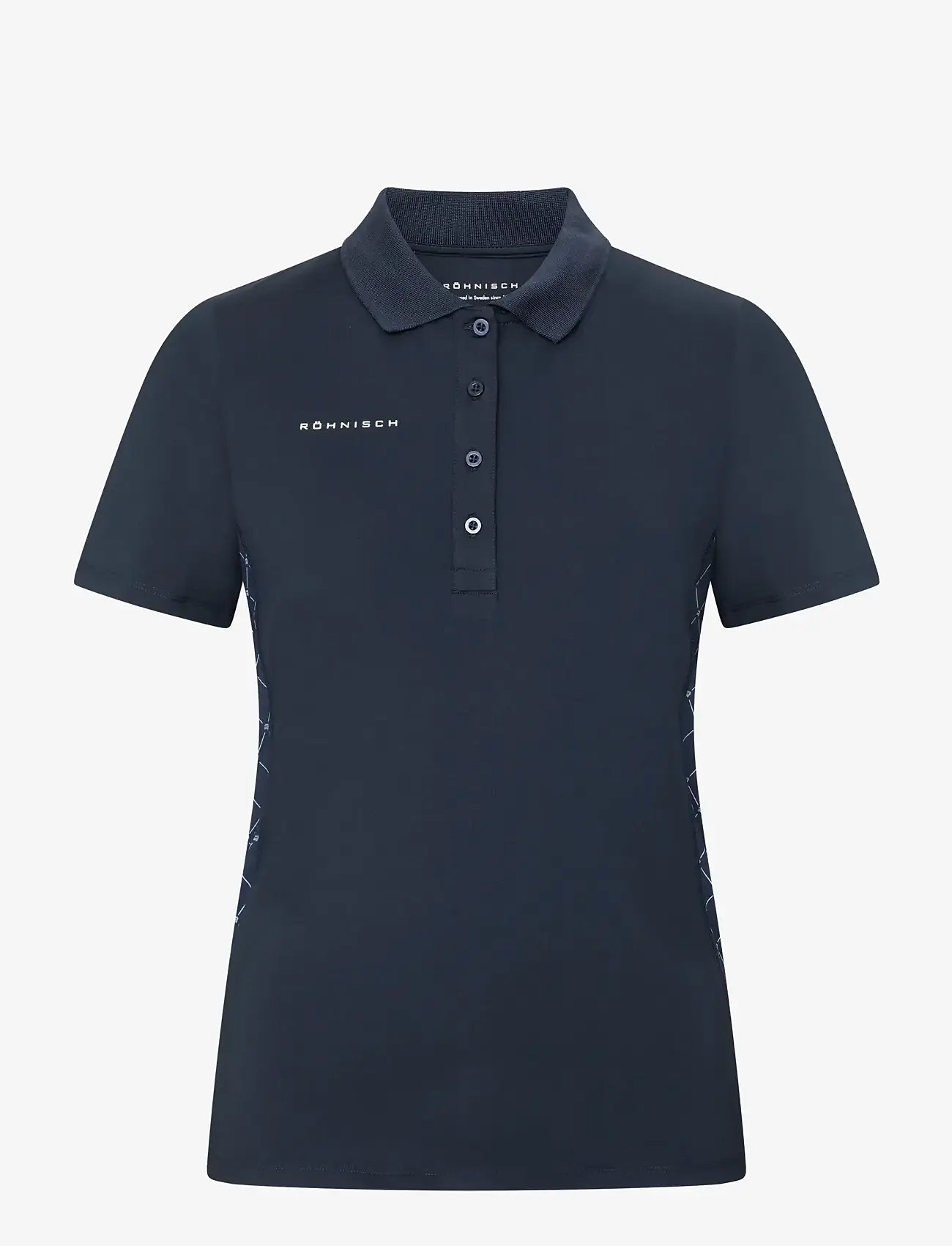 Röhnisch - Nicky Poloshirt - oberteile & t-shirts - micro r check navy - 0
