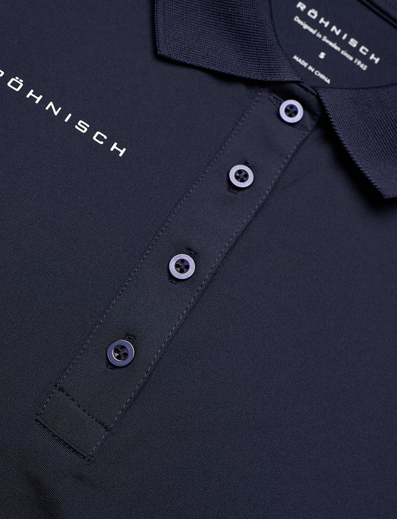 Röhnisch - Nicky Poloshirt - oberteile & t-shirts - micro r check navy - 2