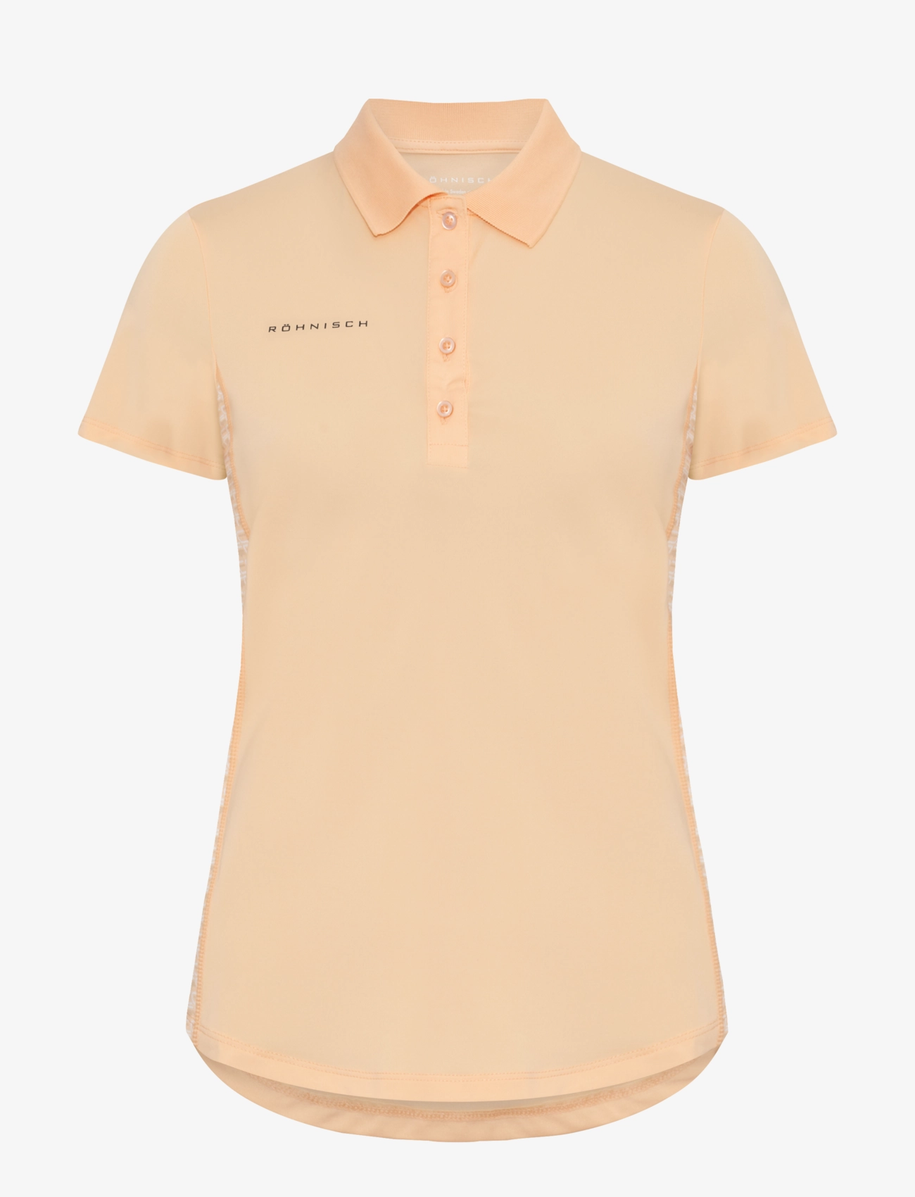 Röhnisch Nicky Poloshirt - Clothing - MONOGRAM PEACH / beige