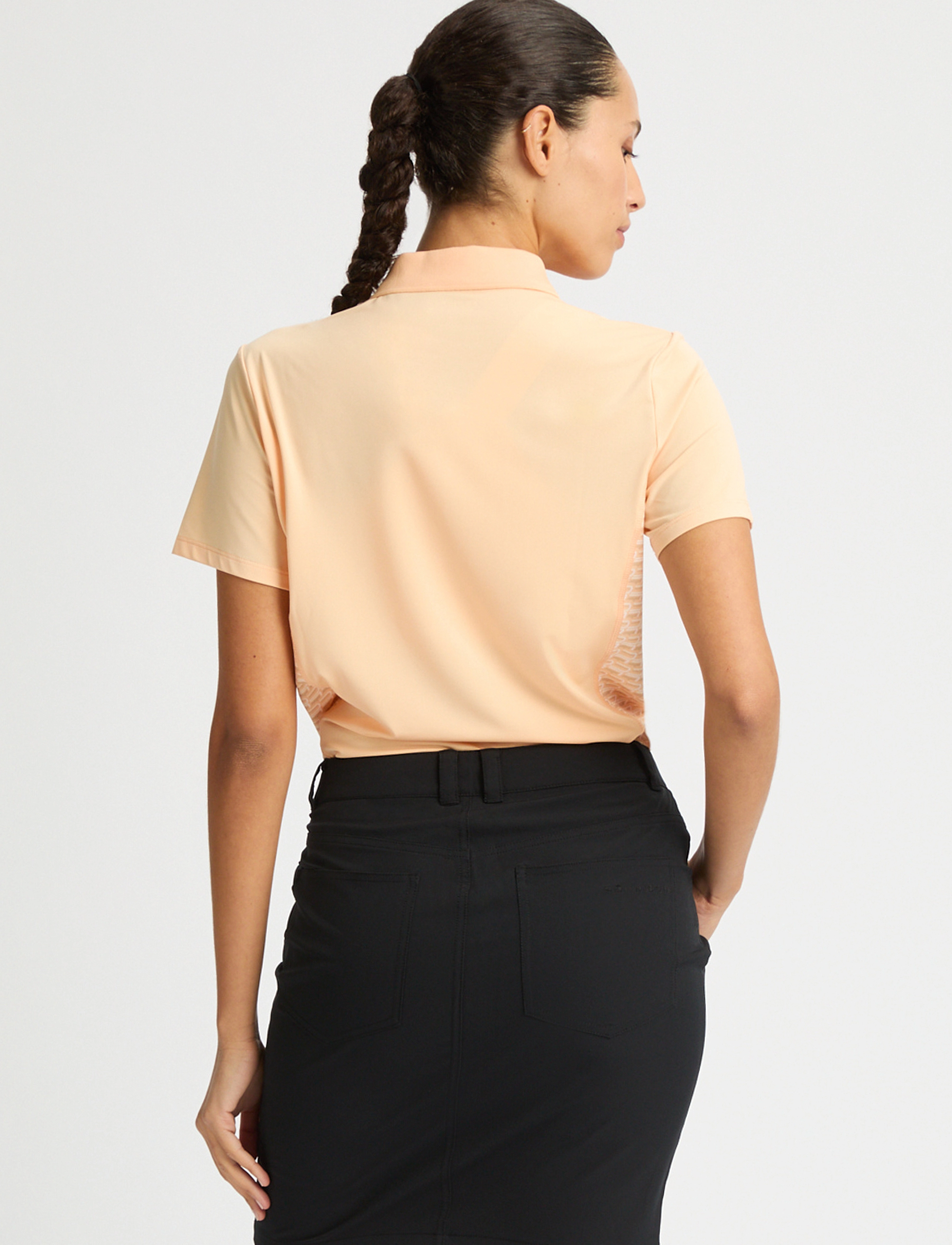 Röhnisch - Nicky Poloshirt - alussärgid ja t-särgid - monogram peach - 3