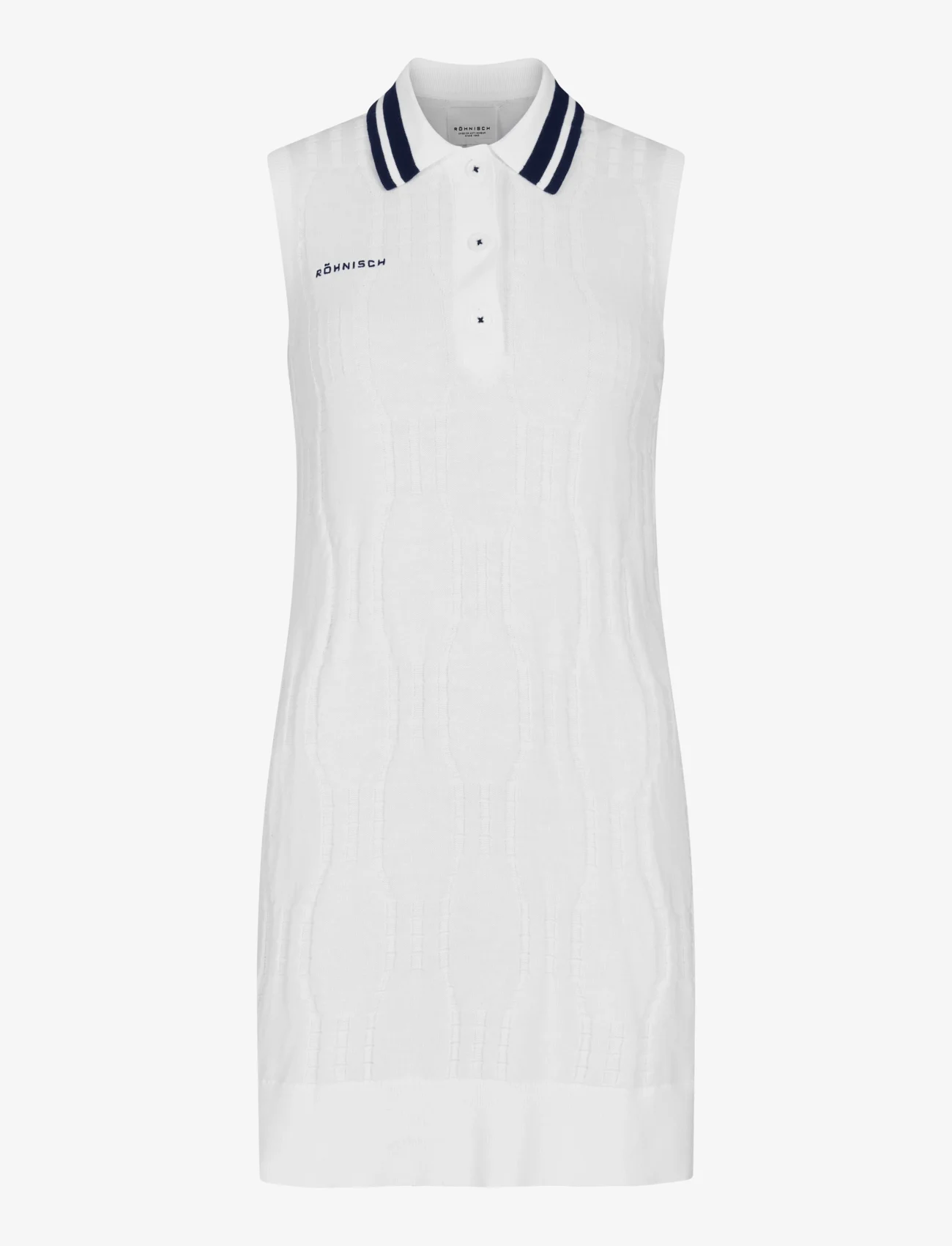 Röhnisch - Riviera knit dress - sports dresses - white - 0