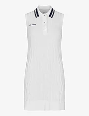Röhnisch - Riviera knit dress - sportiska stila kleitas - white - 0