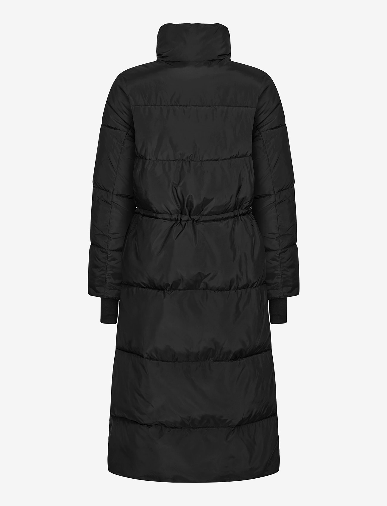 Röhnisch - Pebble Drawstring Coat - padded coats - black - 1