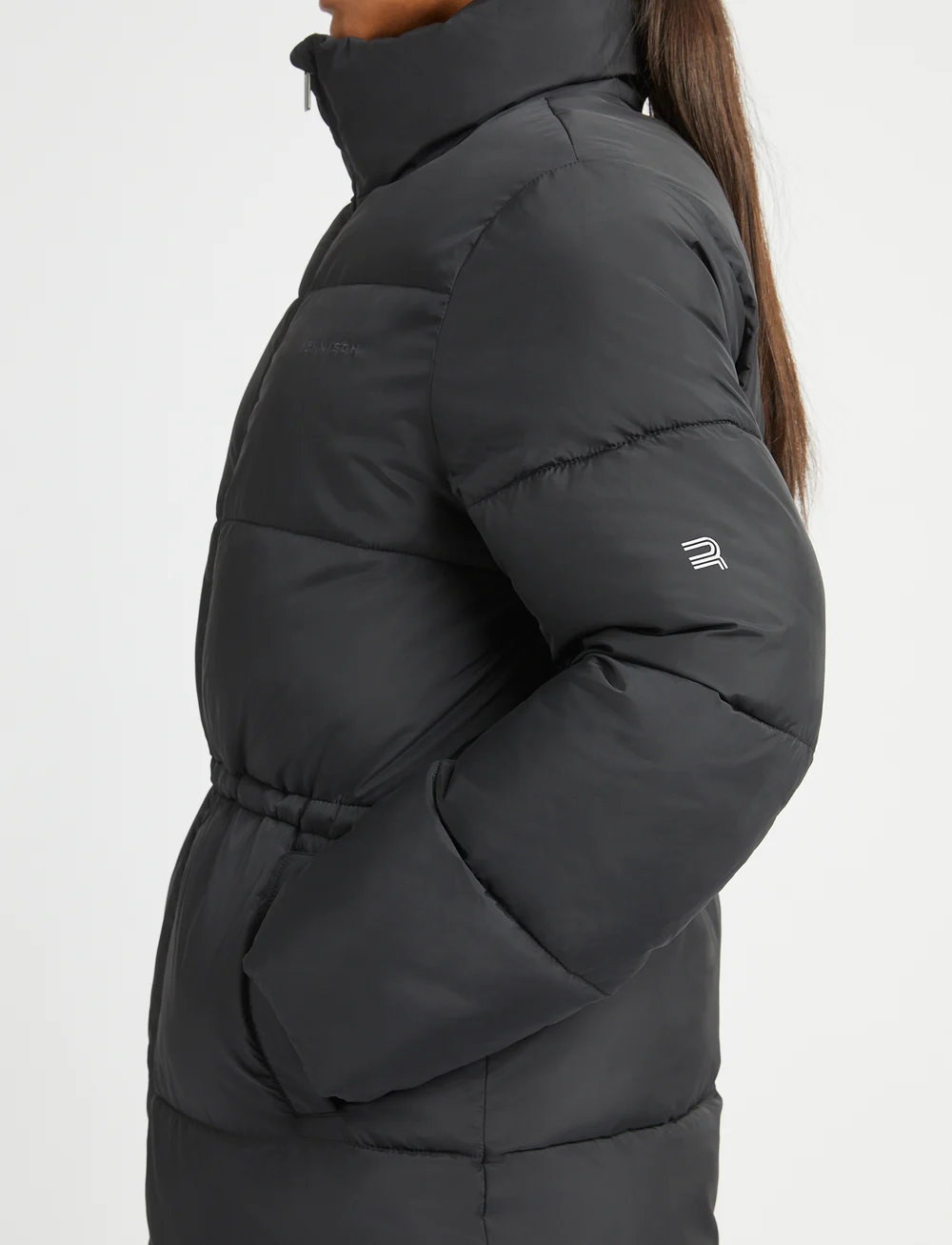 Röhnisch - Pebble Drawstring Coat - daunenjacken - black - 4