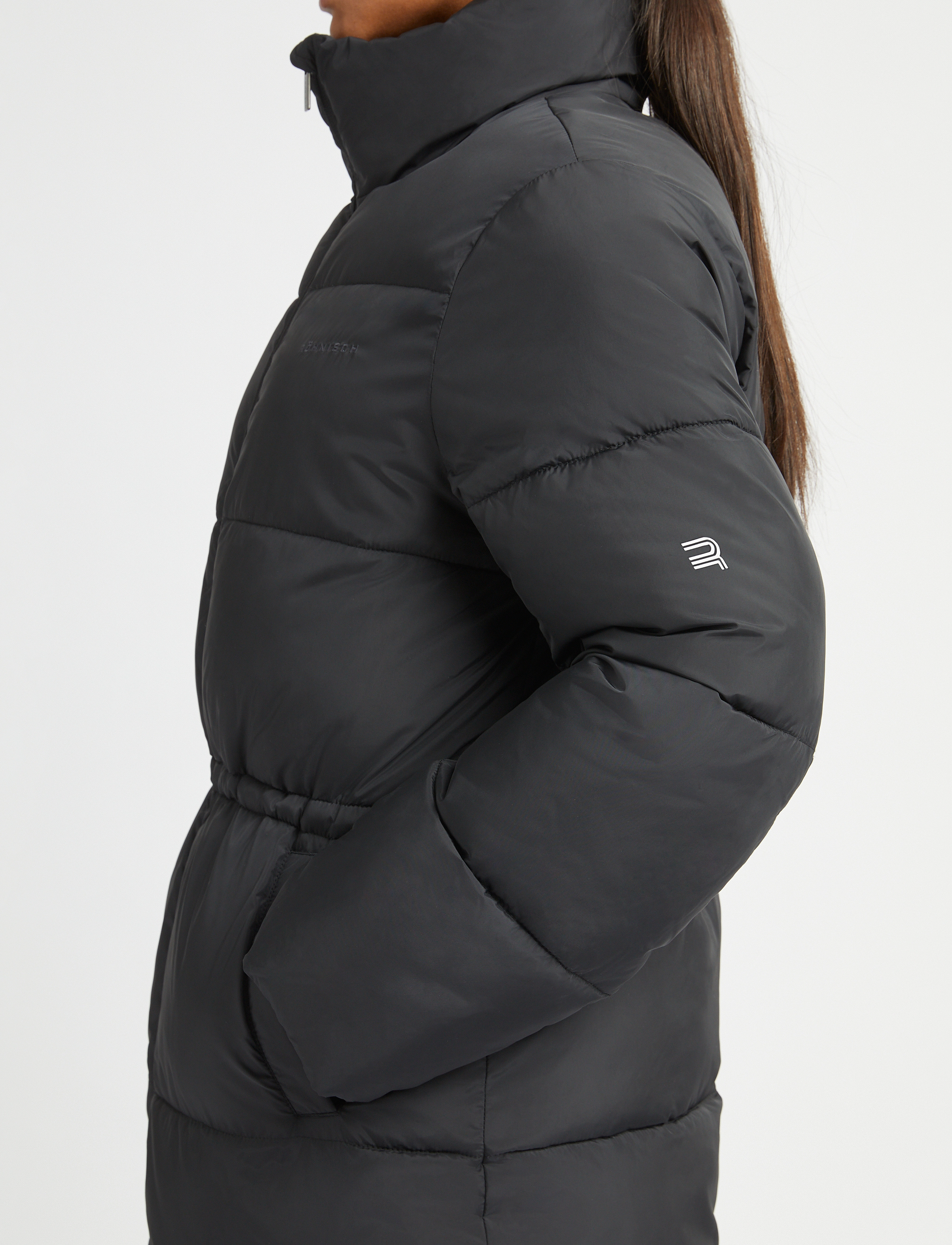 Röhnisch - Pebble Drawstring Coat - dunkappor - black - 4