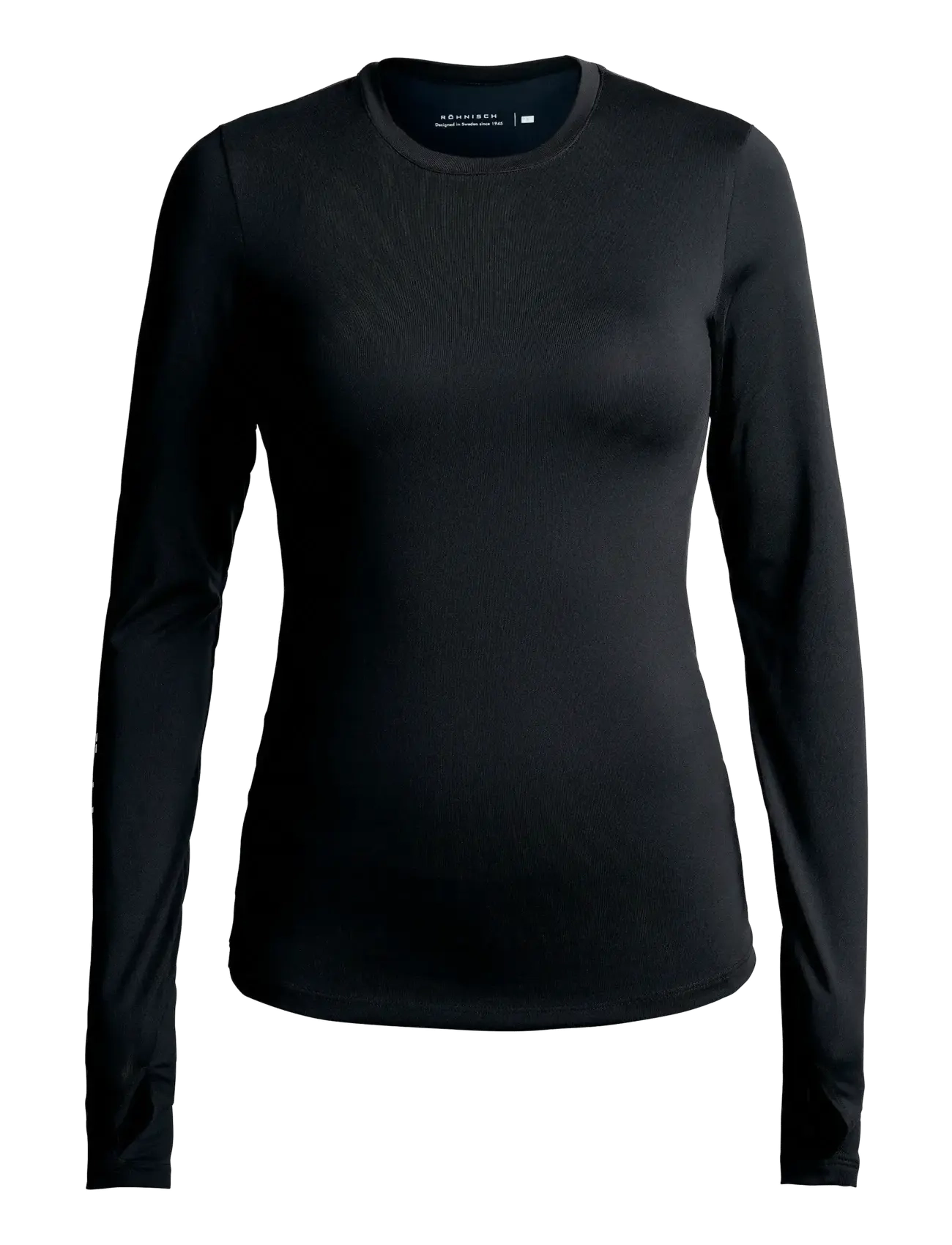 Röhnisch - Team Logo Long Sleeve - topi ar garām piedurknēm - black - 1