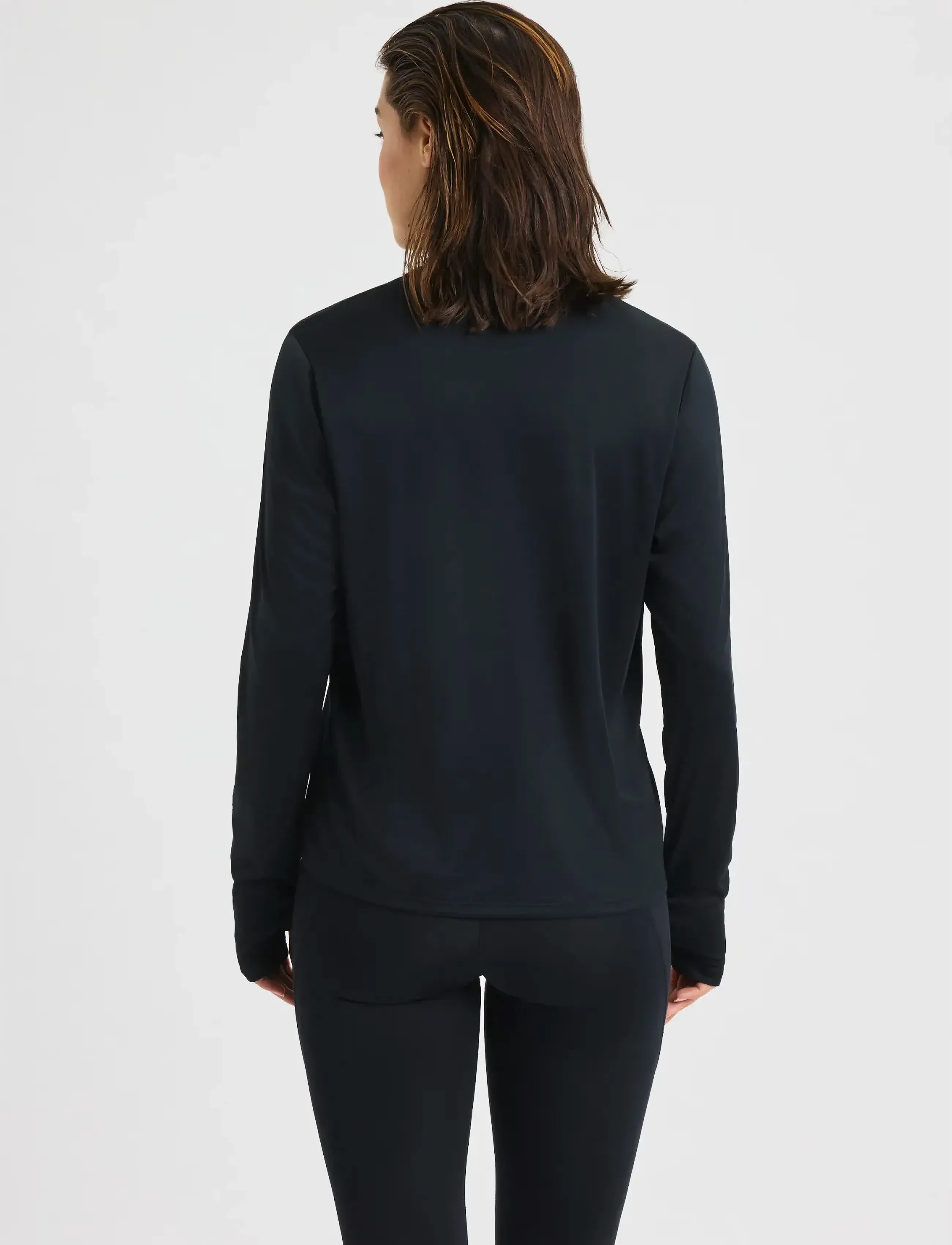 Röhnisch Team Logo Long Sleeve, XXL, Black, T-Shirts & Toppe > Langærmede, Dame
