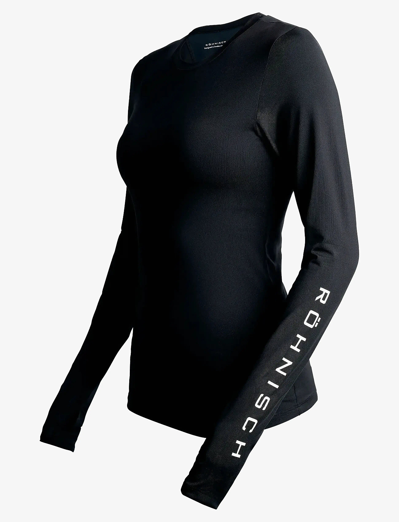 Röhnisch - Team Logo Long Sleeve - långärmade tröjor - black - 3