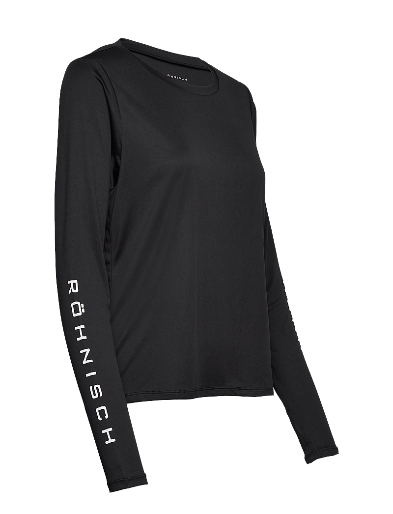Röhnisch - Team Logo Long Sleeve - långärmade tröjor - black - 4