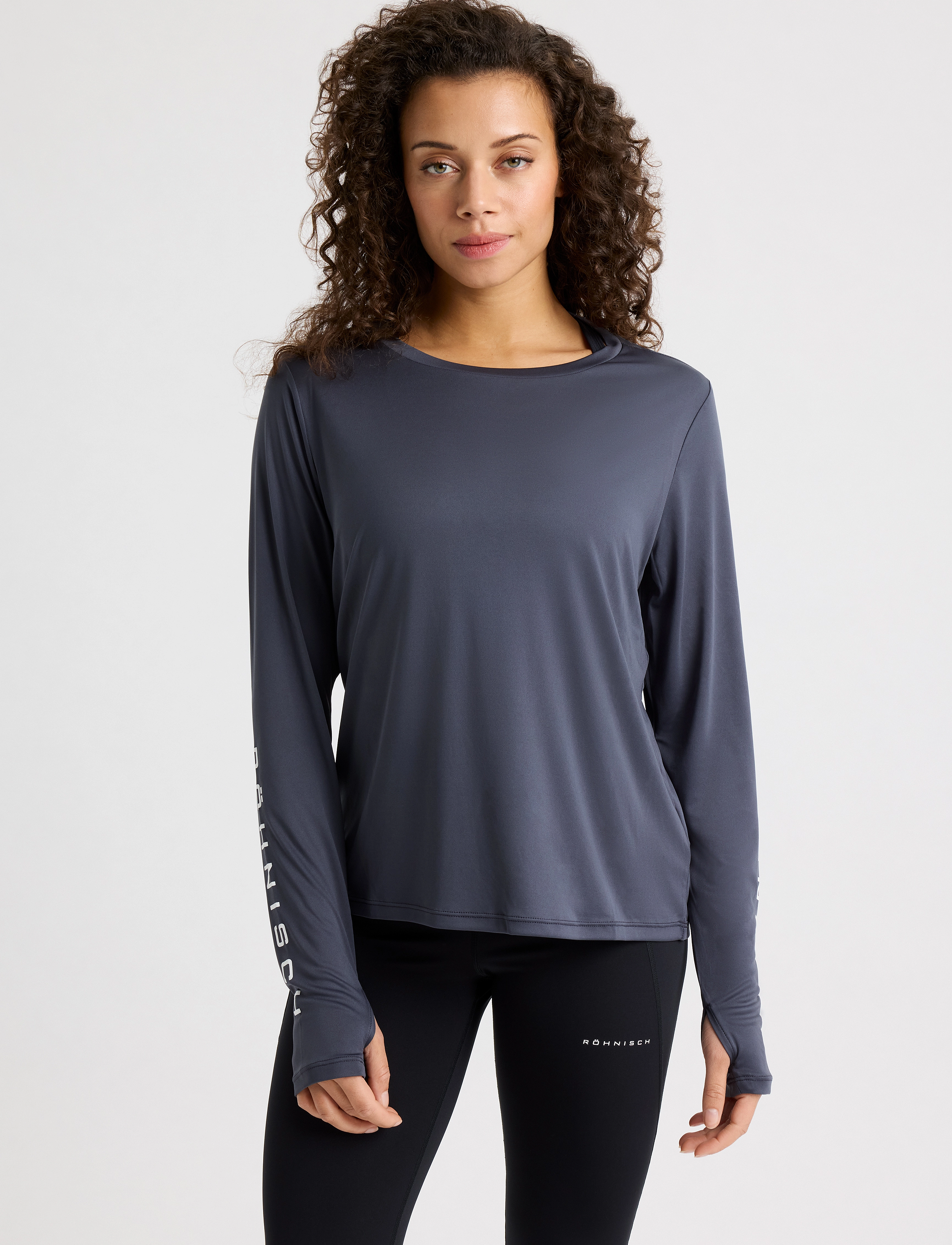 Röhnisch - Team Logo Long Sleeve - laveste priser - dk grey plum - 3