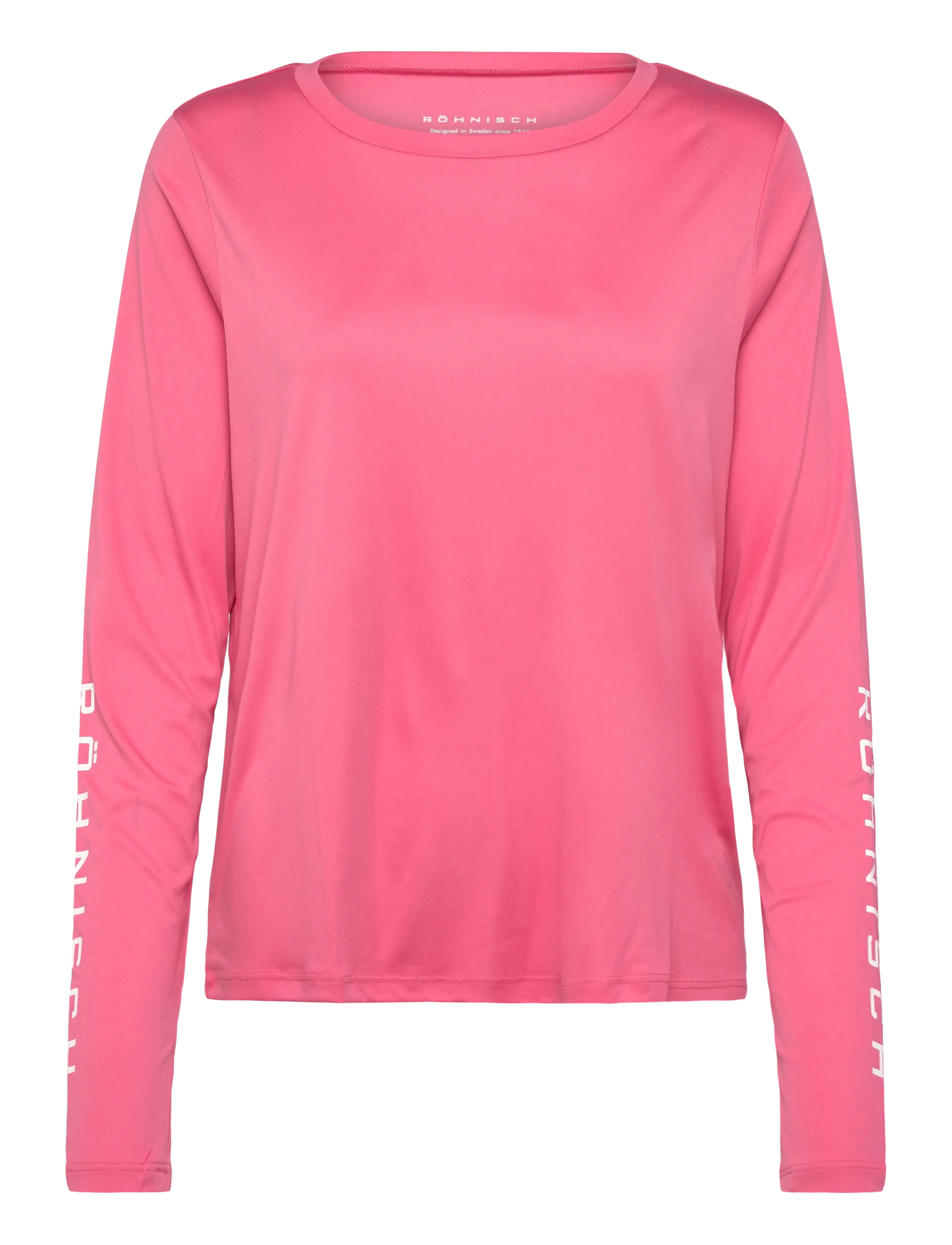 RÖHNISCH Team Logo Lange Ärmel Pink - XS - Damen