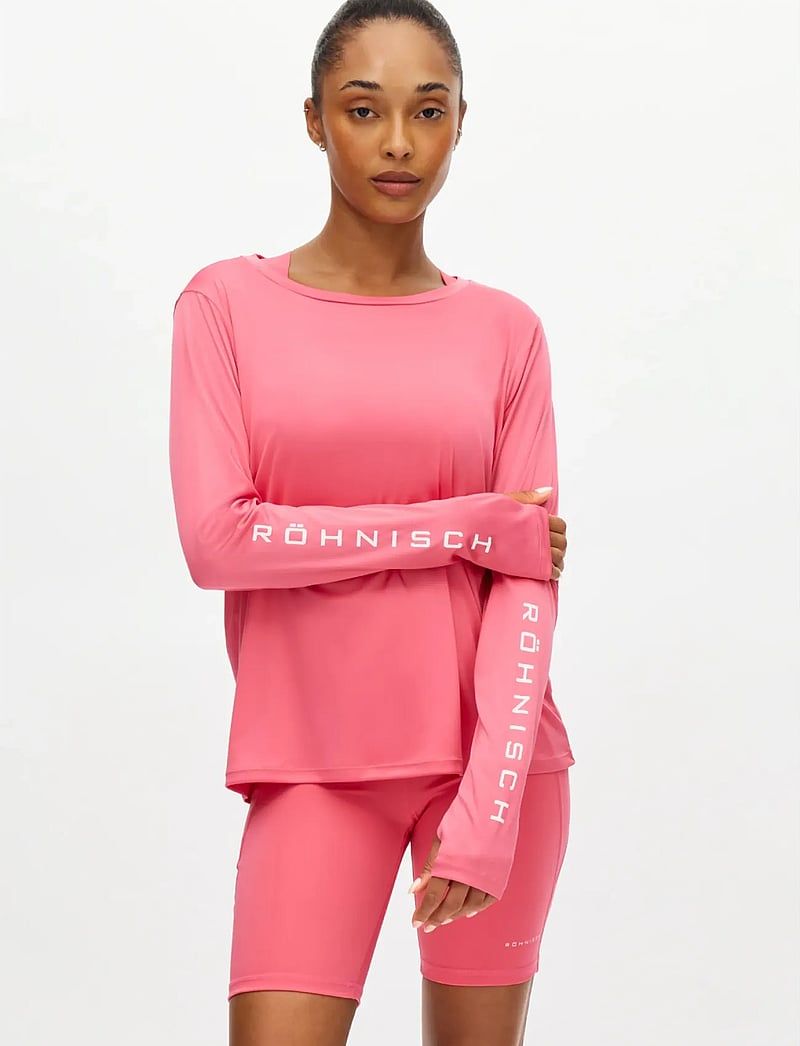 Röhnisch - Team Logo Long Sleeve - langarmshirts - fruit dove - 0