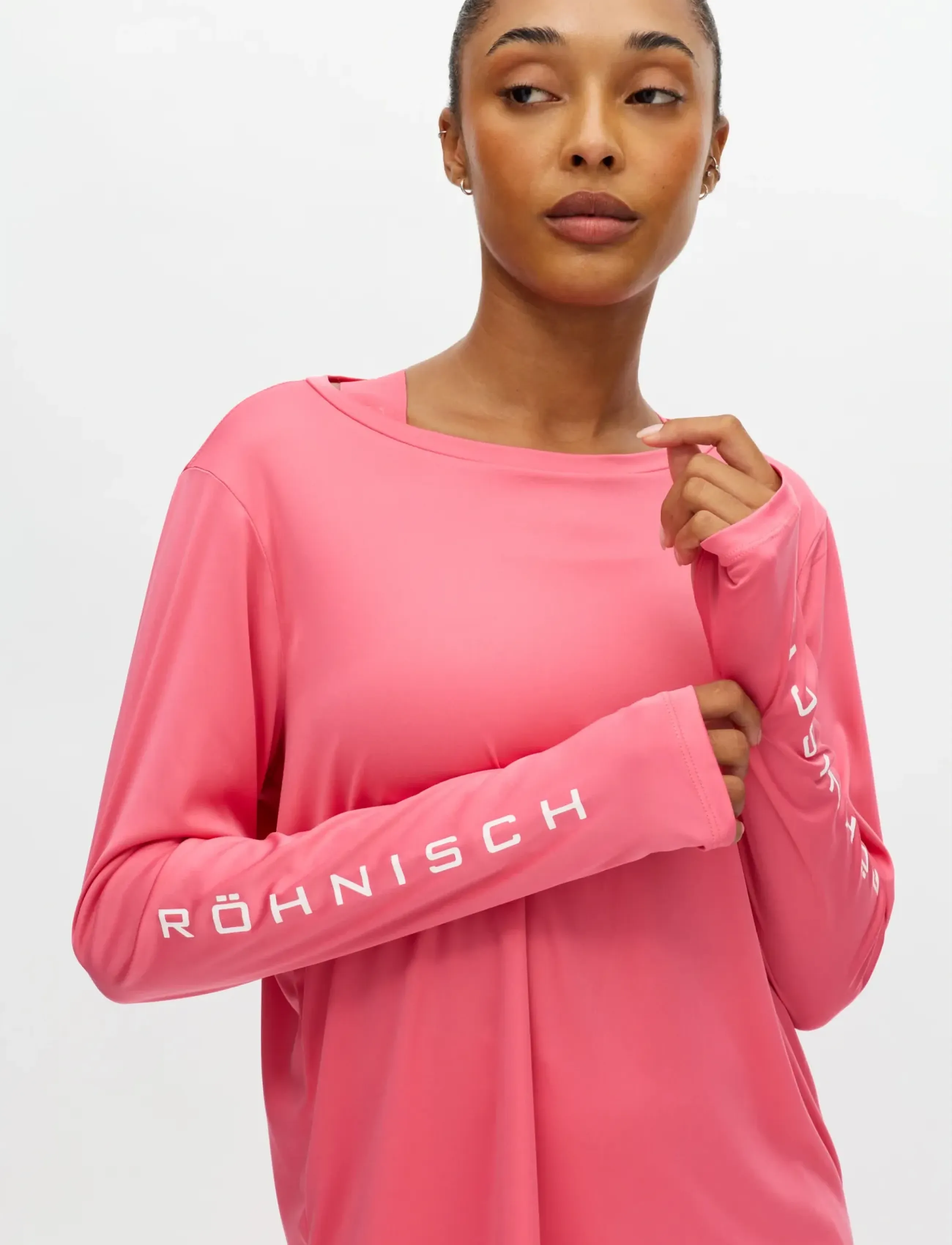 Röhnisch - Team Logo Long Sleeve - langerma bolir - fruit dove - 5