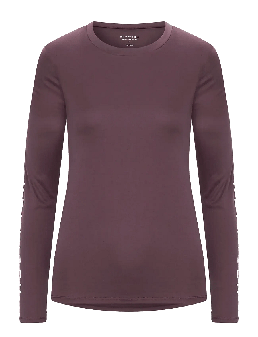 Röhnisch - Team Logo Long Sleeve - langærmede t-shirts - huckleberry - 1