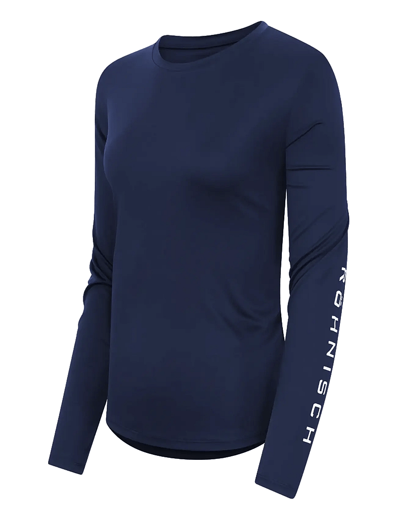 Röhnisch - Team Logo Long Sleeve - langarmshirts - indigo - 1