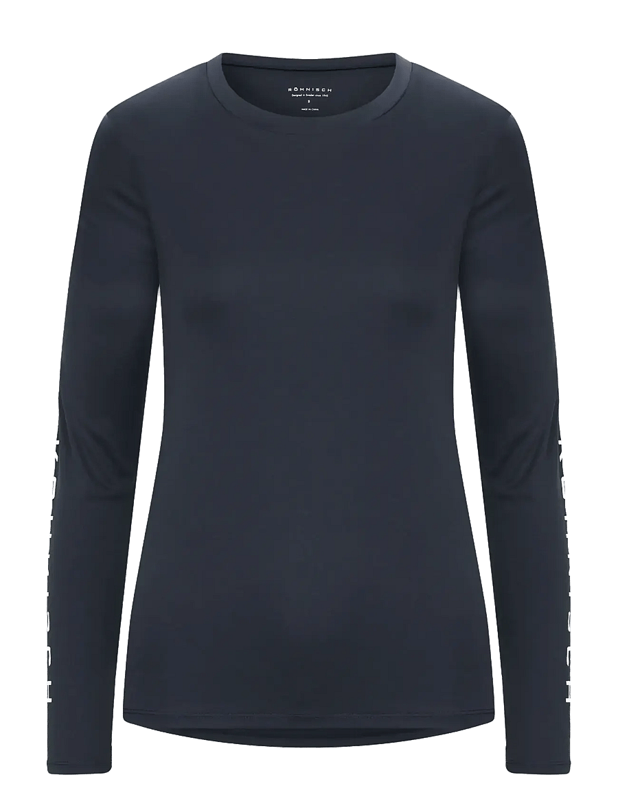 Röhnisch - Team Logo Long Sleeve - langarmshirts - space navy - 1