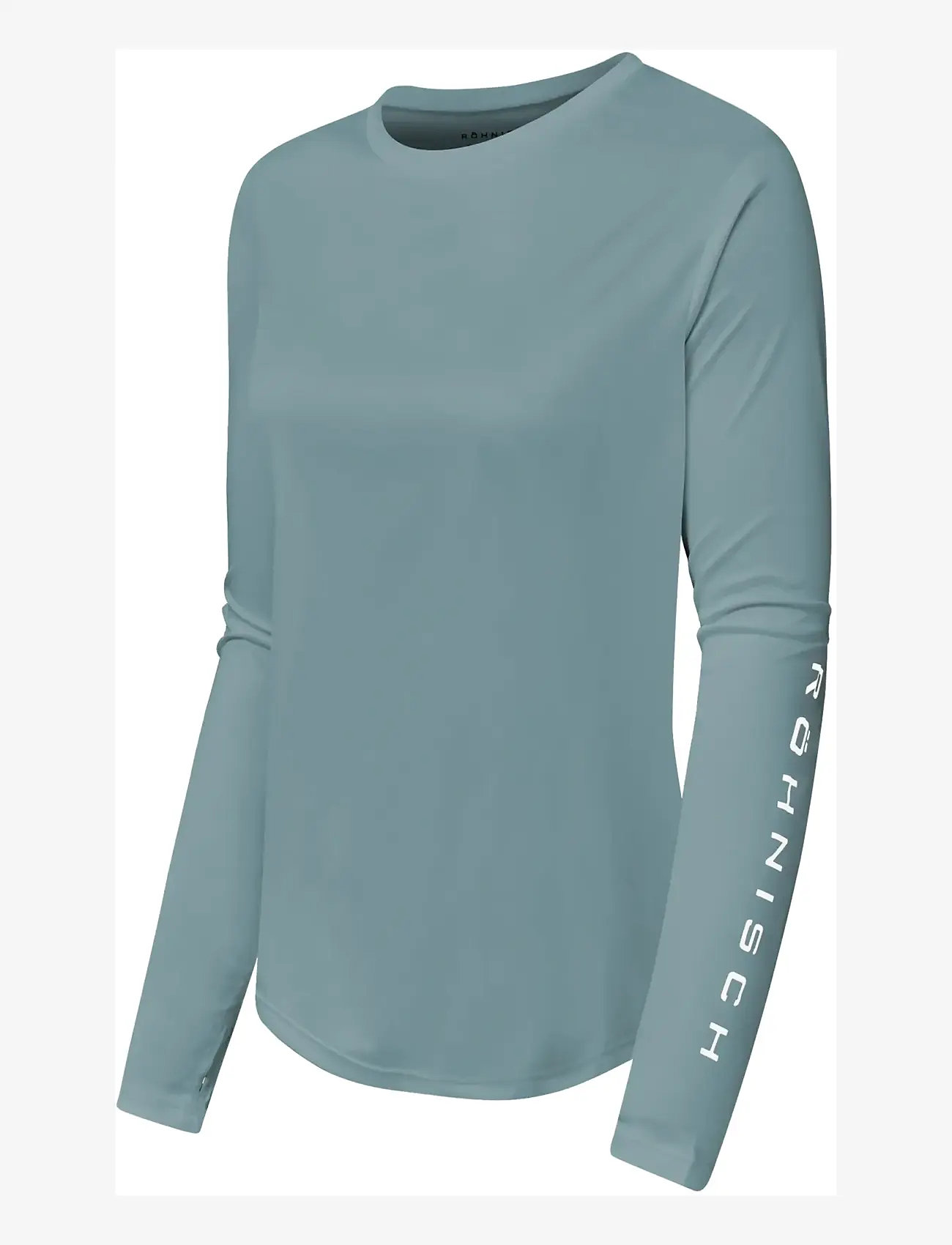 Röhnisch - Team Logo Long Sleeve - longsleeved tops - stormy sea - 1