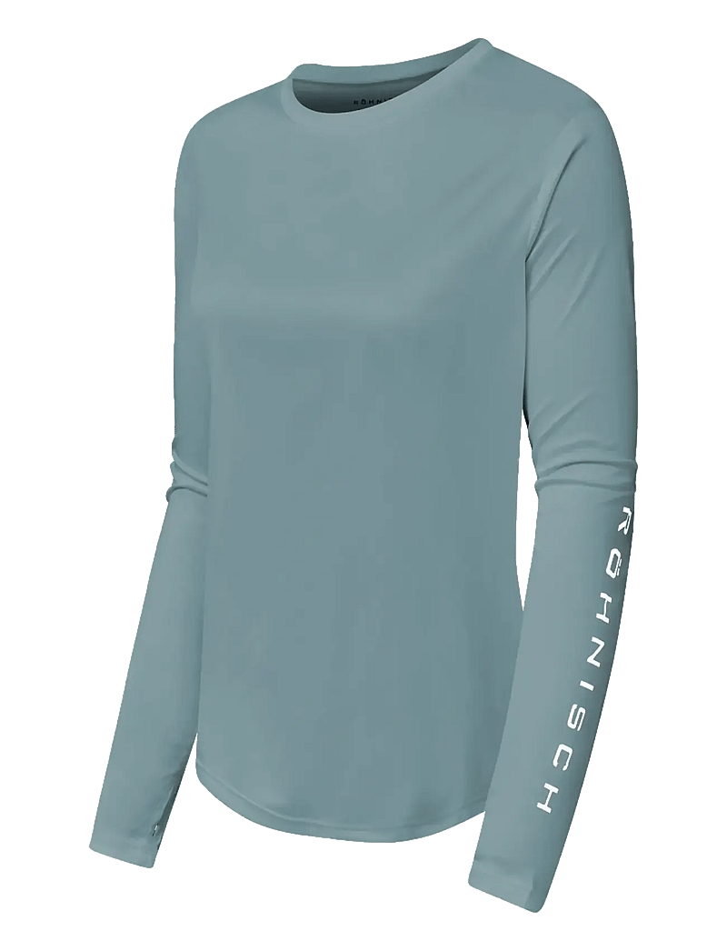 Röhnisch - Team Logo Long Sleeve - langermede topper - stormy sea - 1