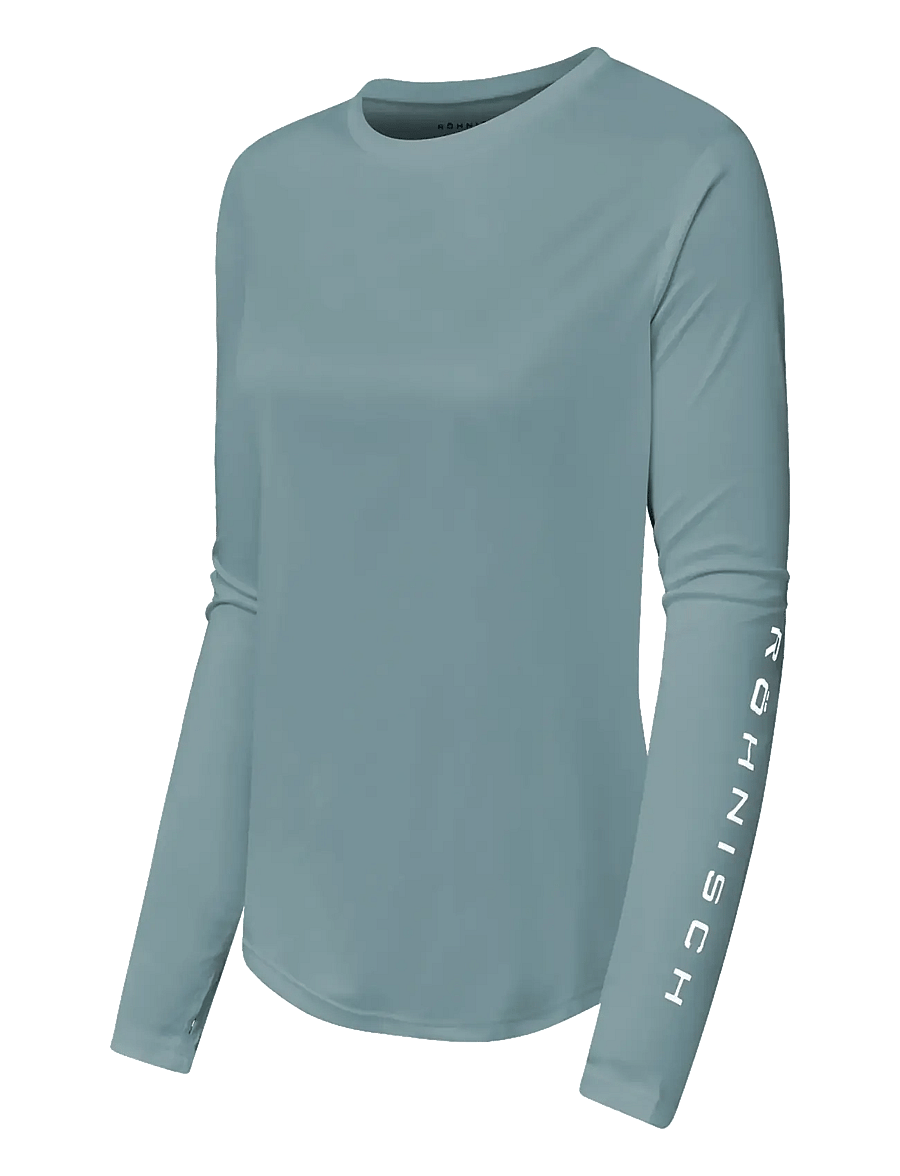 Röhnisch - Team Logo Long Sleeve - langarmshirts - stormy sea - 1