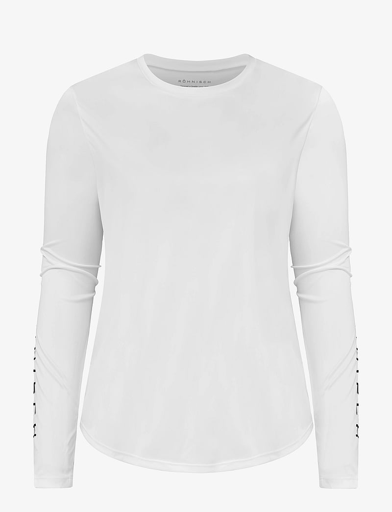Röhnisch - Team Logo Long Sleeve - långärmade tröjor - white - 1