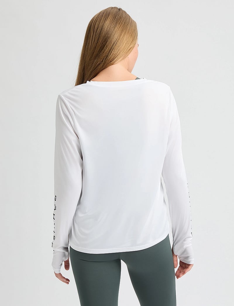 Röhnisch - Team Logo Long Sleeve - långärmade tröjor - white - 4