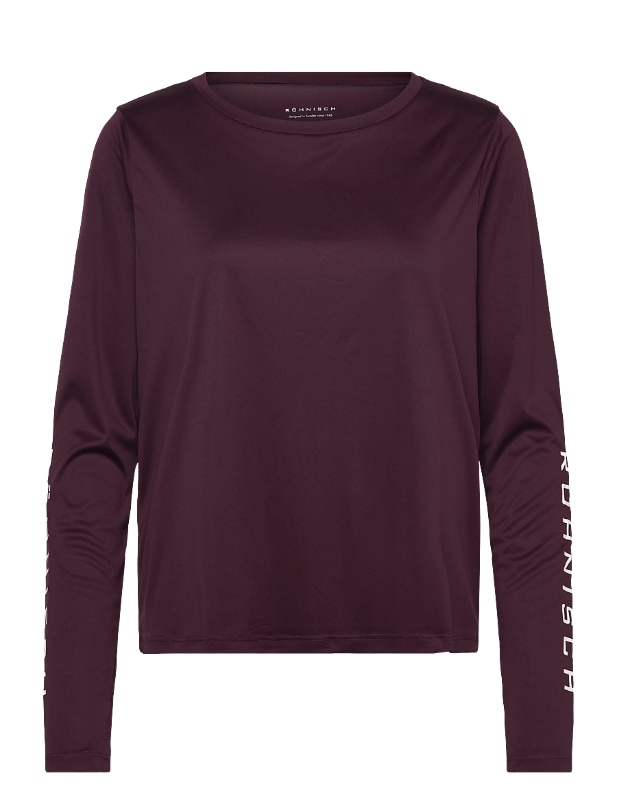 Röhnisch - Team Logo Long Sleeve - pikkade varrukatega alussärgid - winetasting - 0