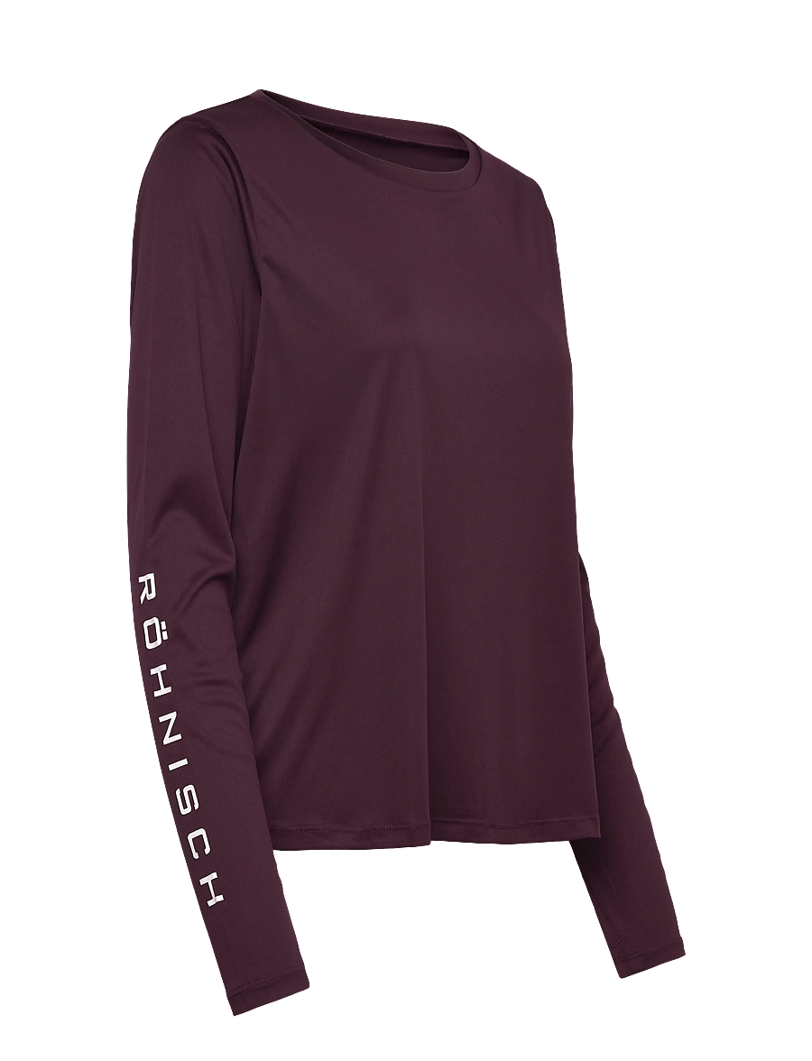 Röhnisch - Team Logo Long Sleeve - pikkade varrukatega alussärgid - winetasting - 3