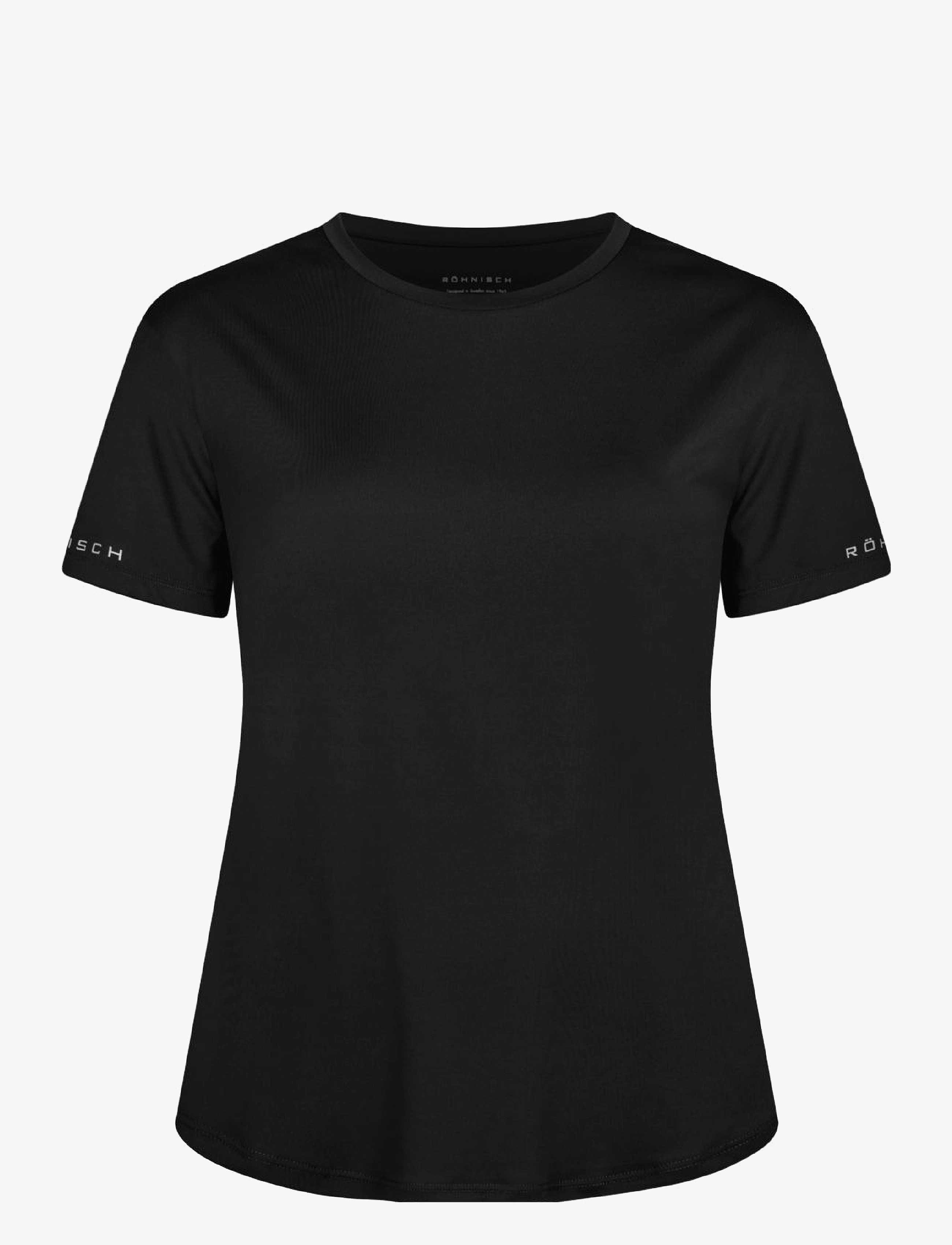 RÖHNISCH Team Logo Tee Schwarz - XS - Damen