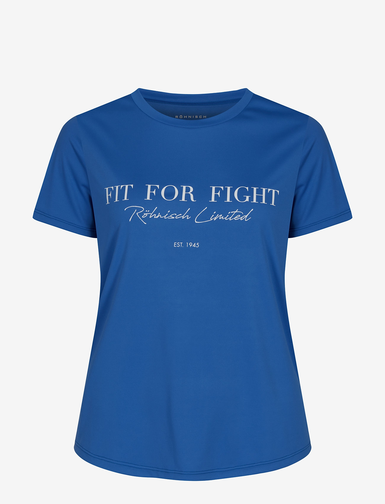 Röhnisch - Team Logo Tee - t-shirts - retro blue - 1