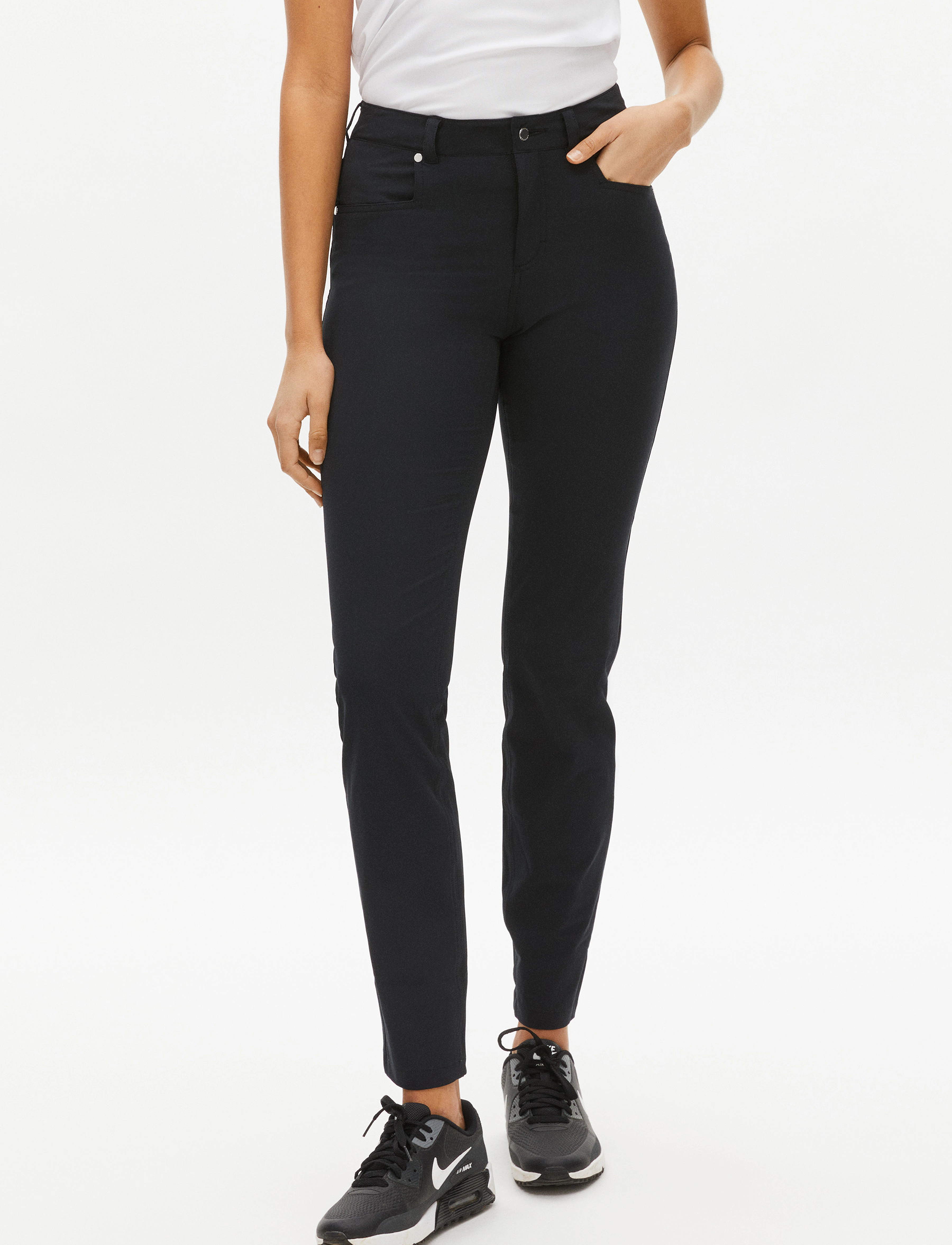 Röhnisch Chie Comfort Pants 30, 42, Black, Sport > Sportsbukser, Dame